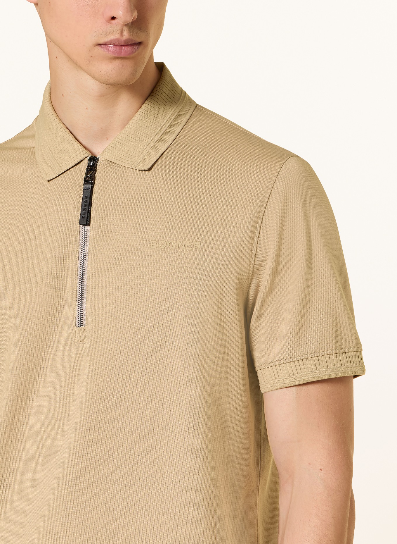 BOGNER Piqué-Poloshirt TIMO Regular FIt: BEIGE