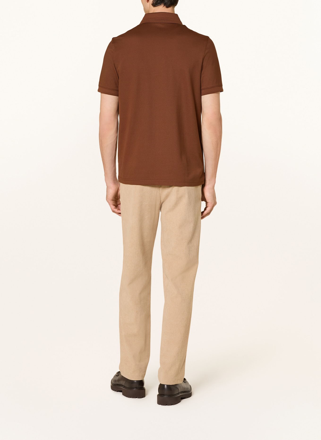 BOGNER Piqué-Poloshirt TIMO Regular FIt: BRAUN