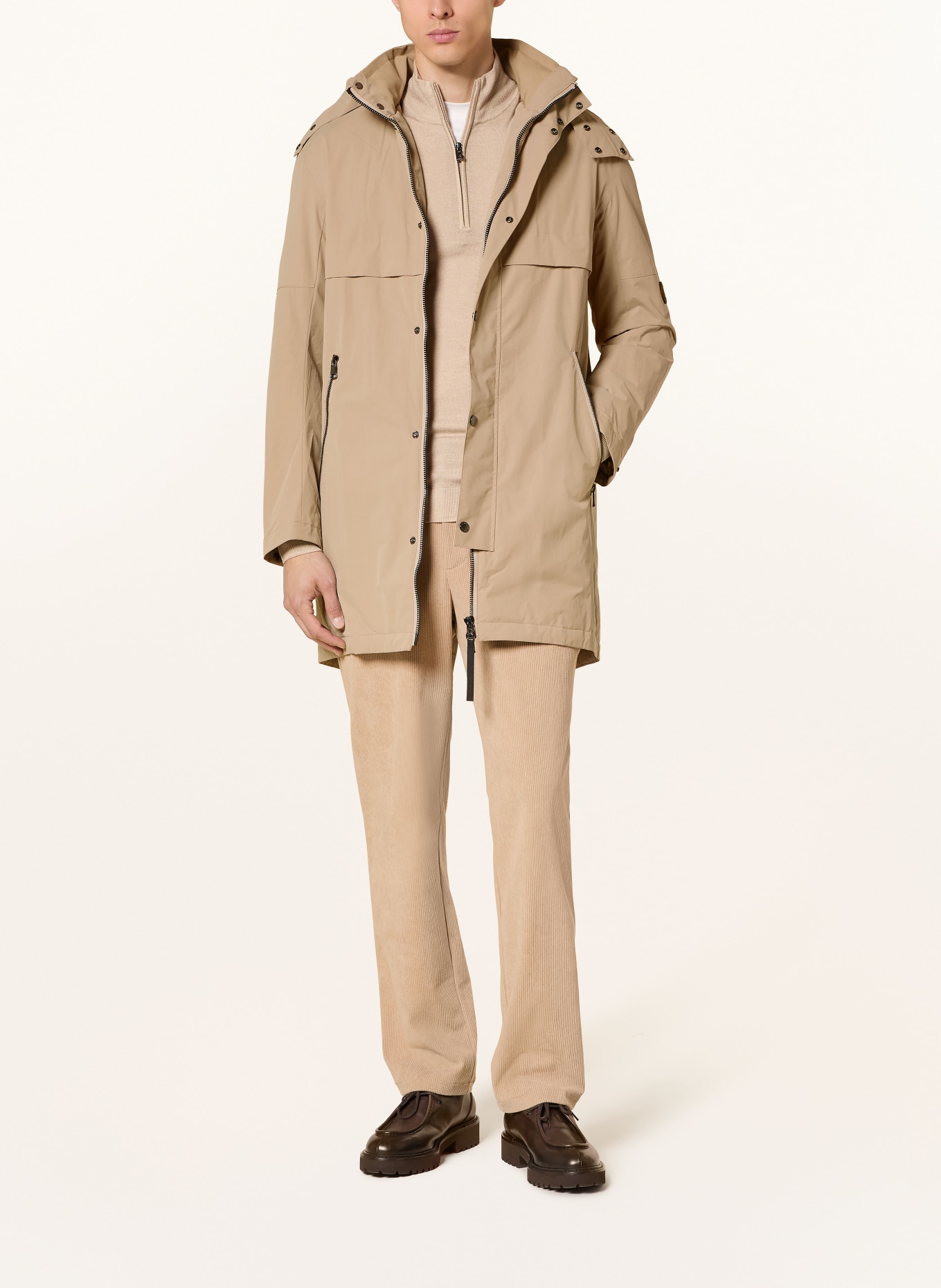 BOGNER Parka FRANKY-T mit abnehmbarer Kapuze: BEIGE