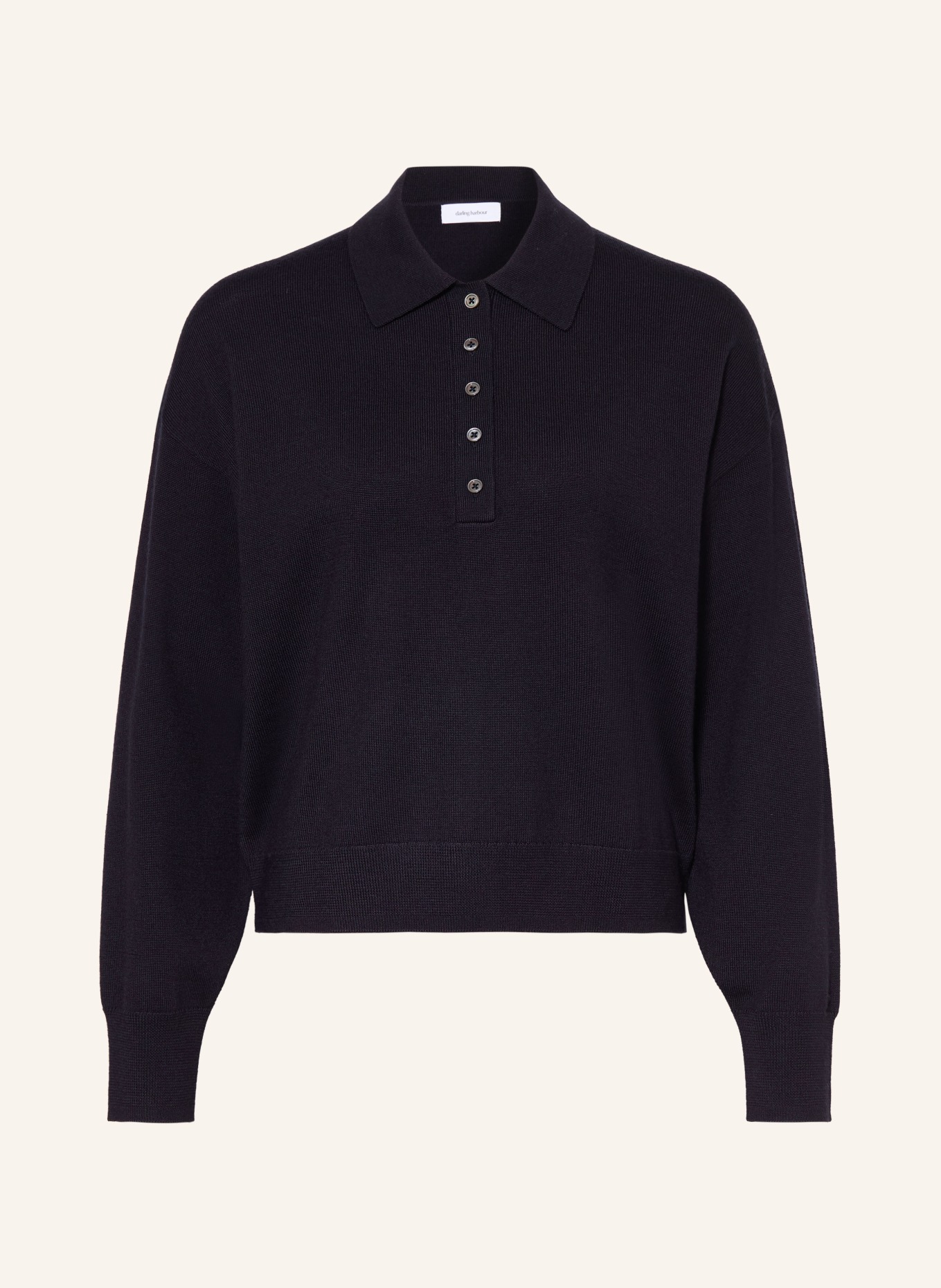 darling harbour Pullover aus Merinowolle: NAVY