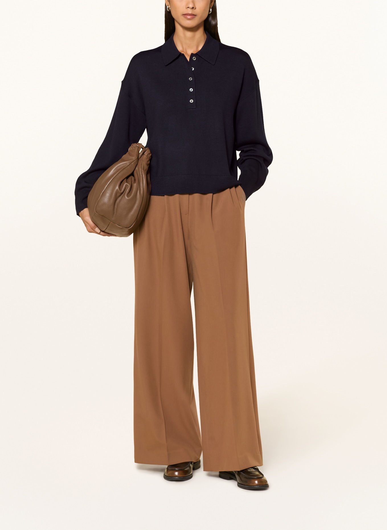 darling harbour Pullover aus Merinowolle: NAVY