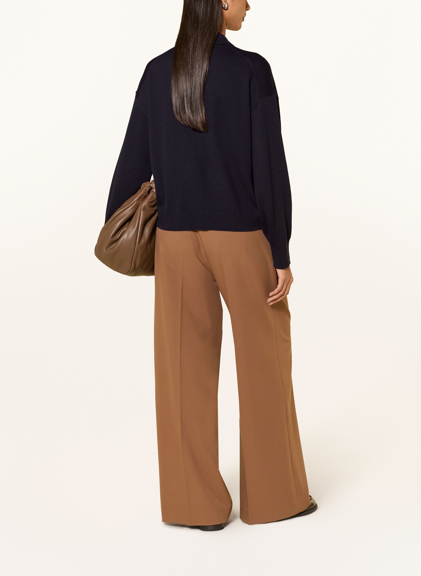 darling harbour Pullover aus Merinowolle: NAVY