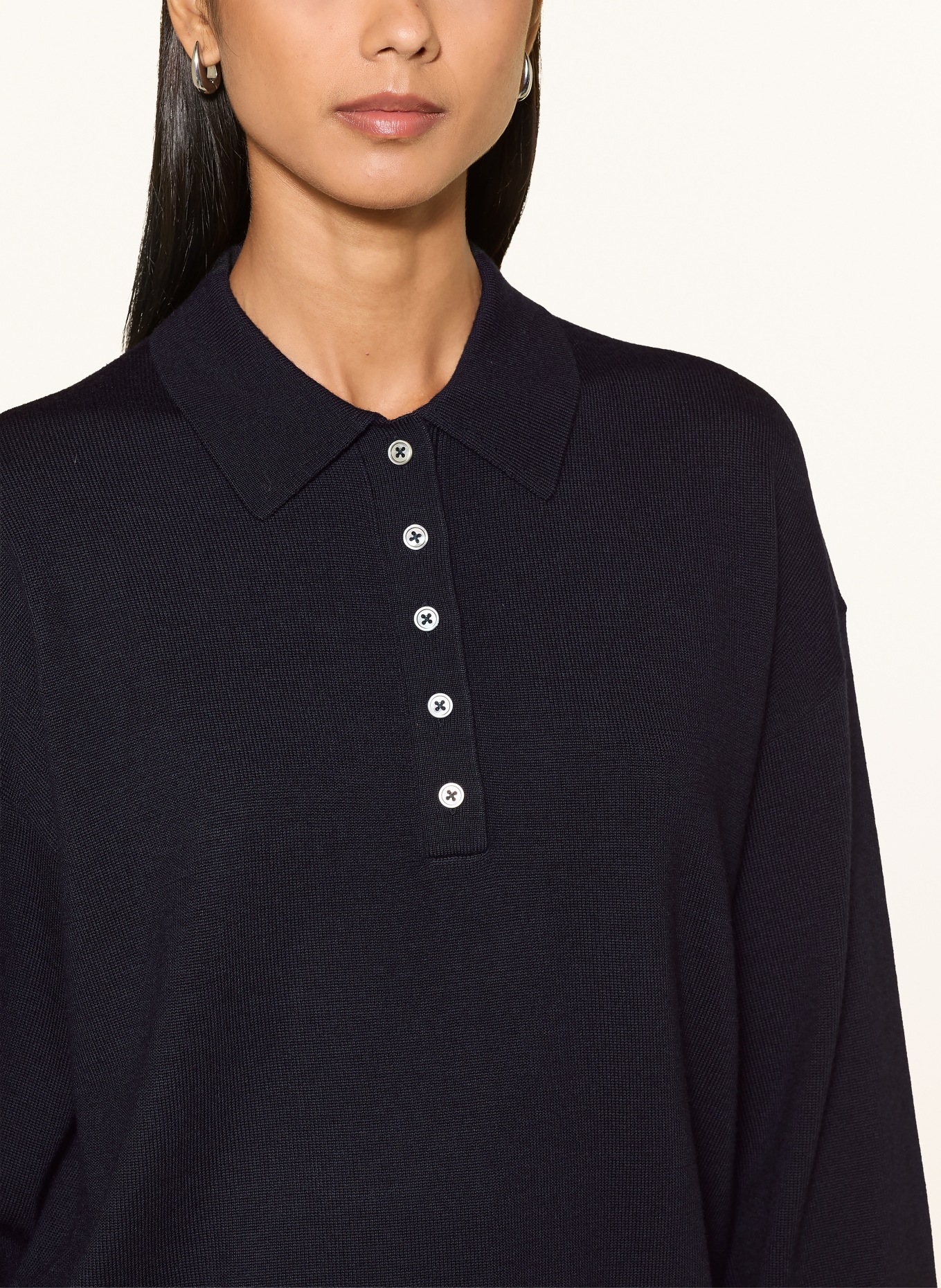 darling harbour Pullover aus Merinowolle: NAVY