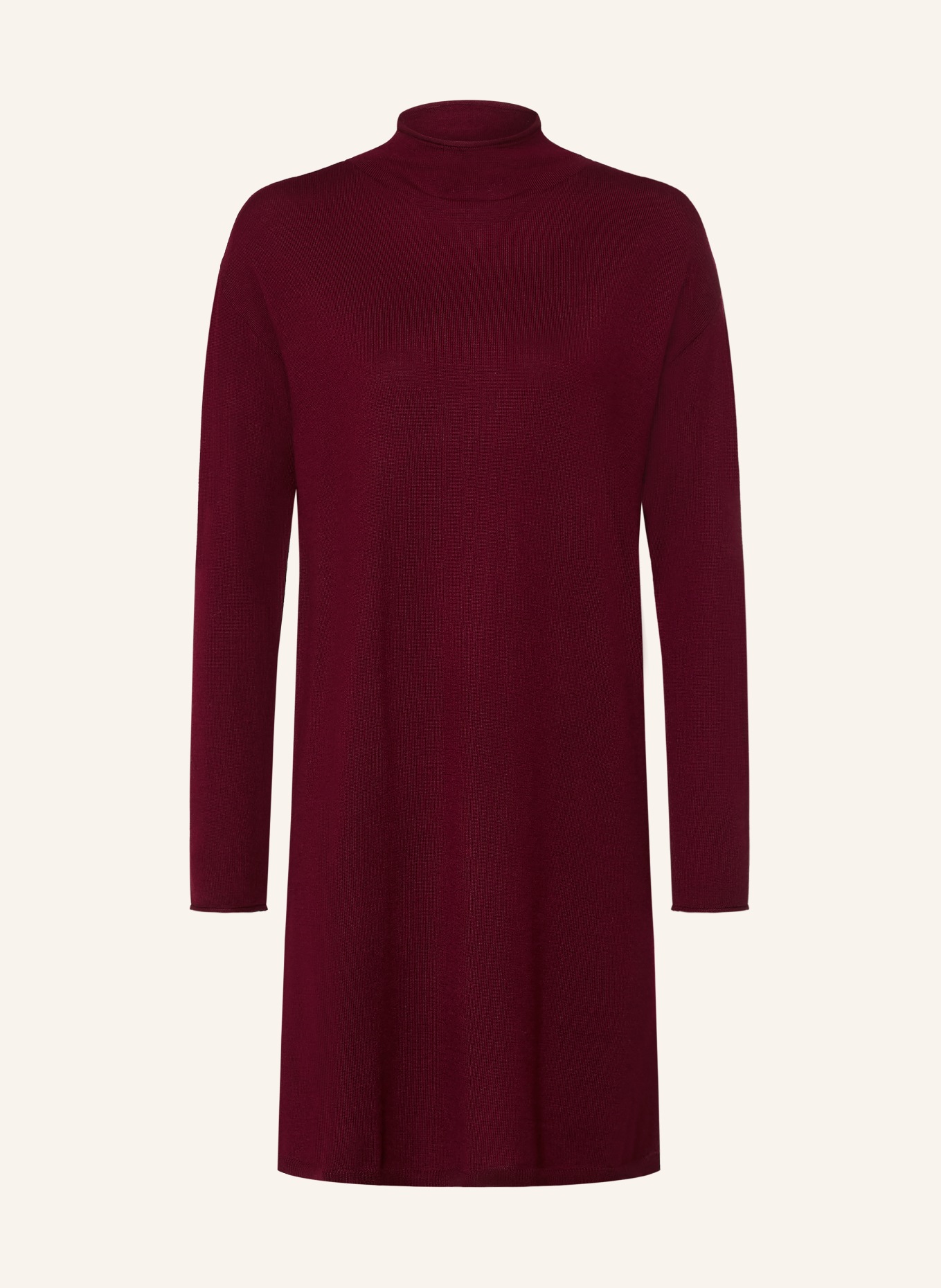 darling harbour Knit dress: BURGUNDY