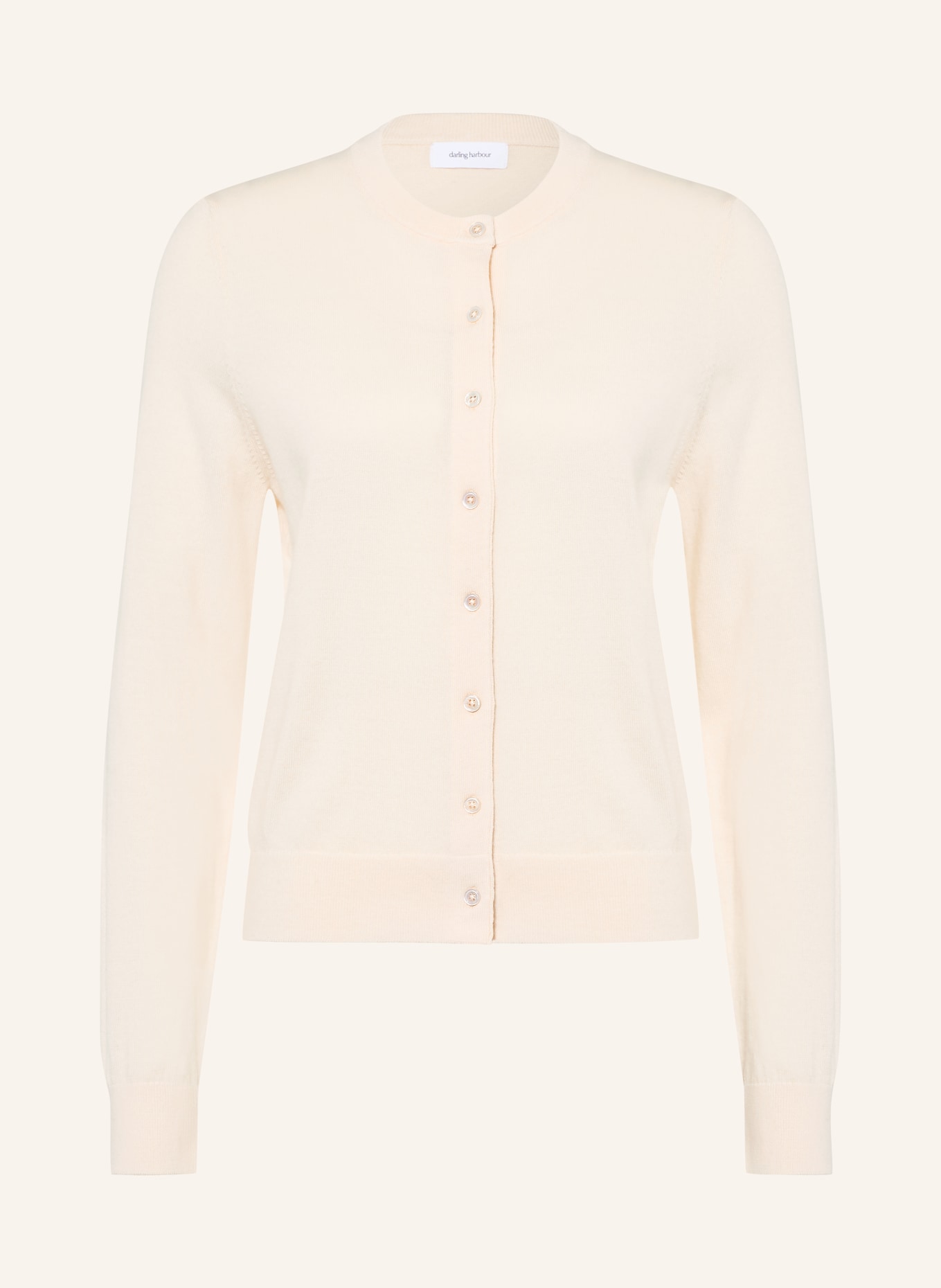 darling harbour Vest van merinowol: OFFWHITE