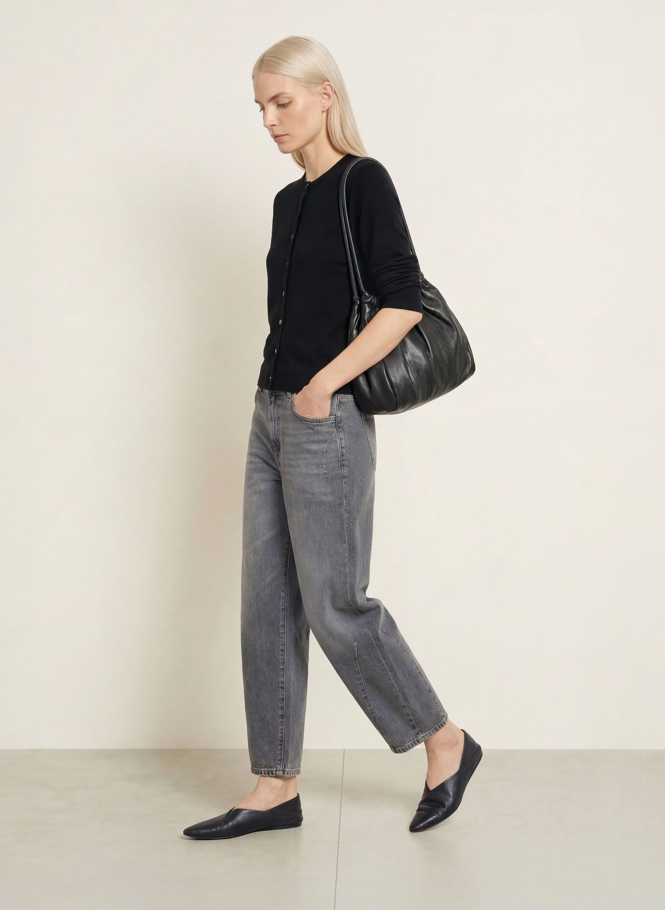 darling harbour Vest van merinowol: BLACK
