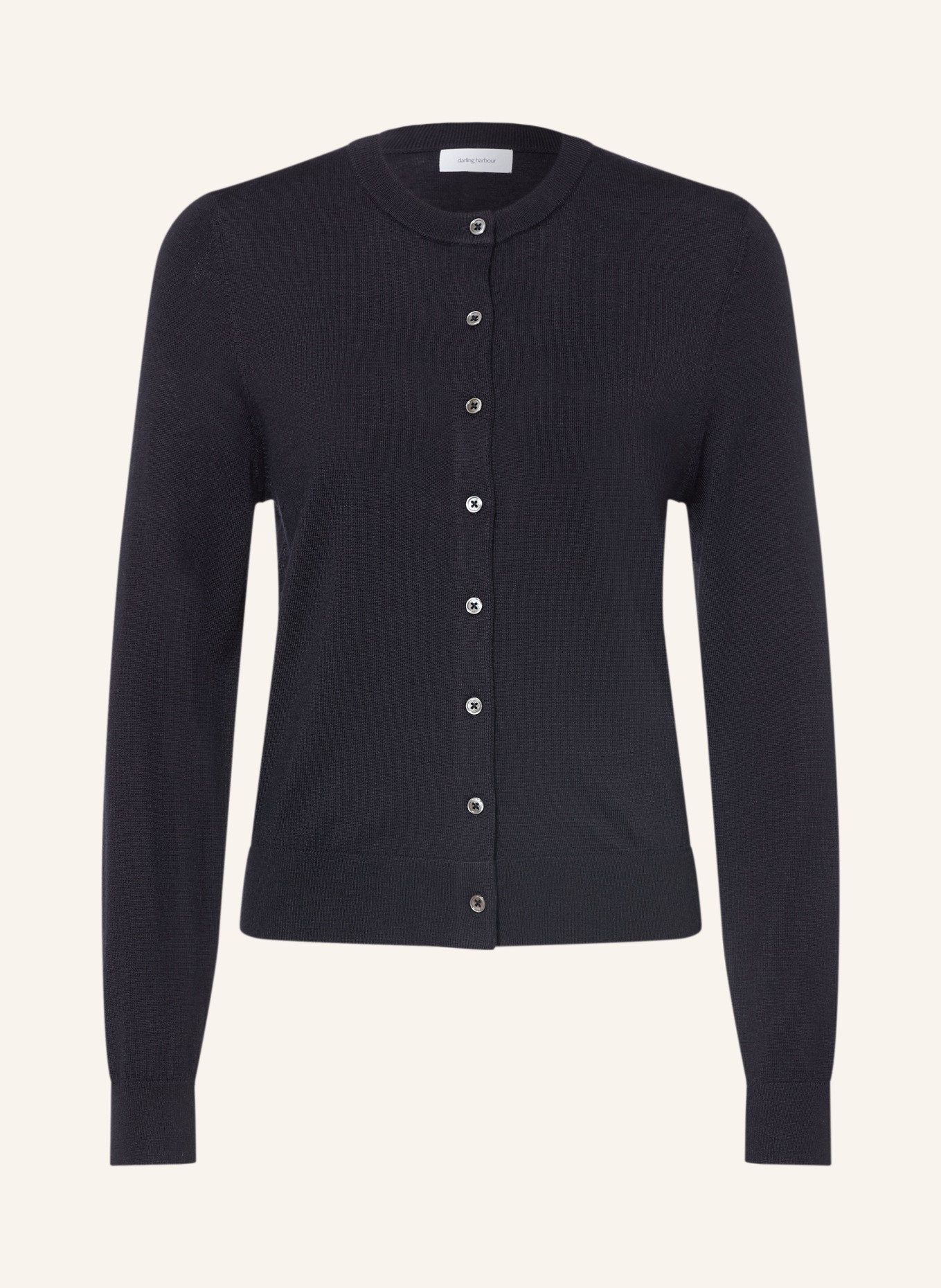 darling harbour Strickjacke aus Merinowolle: NAVY