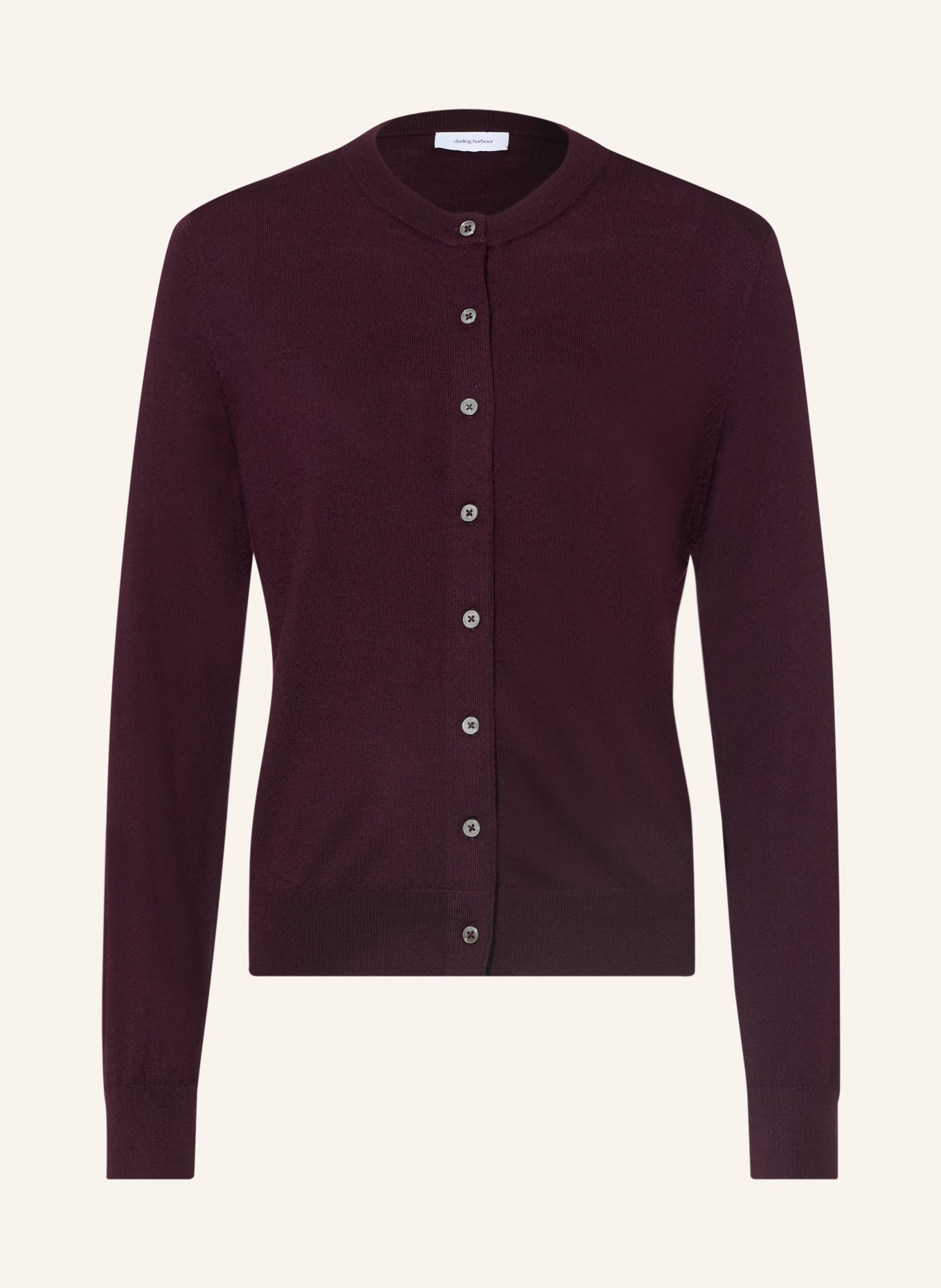 darling harbour Strickjacke aus Merinowolle: PLUM