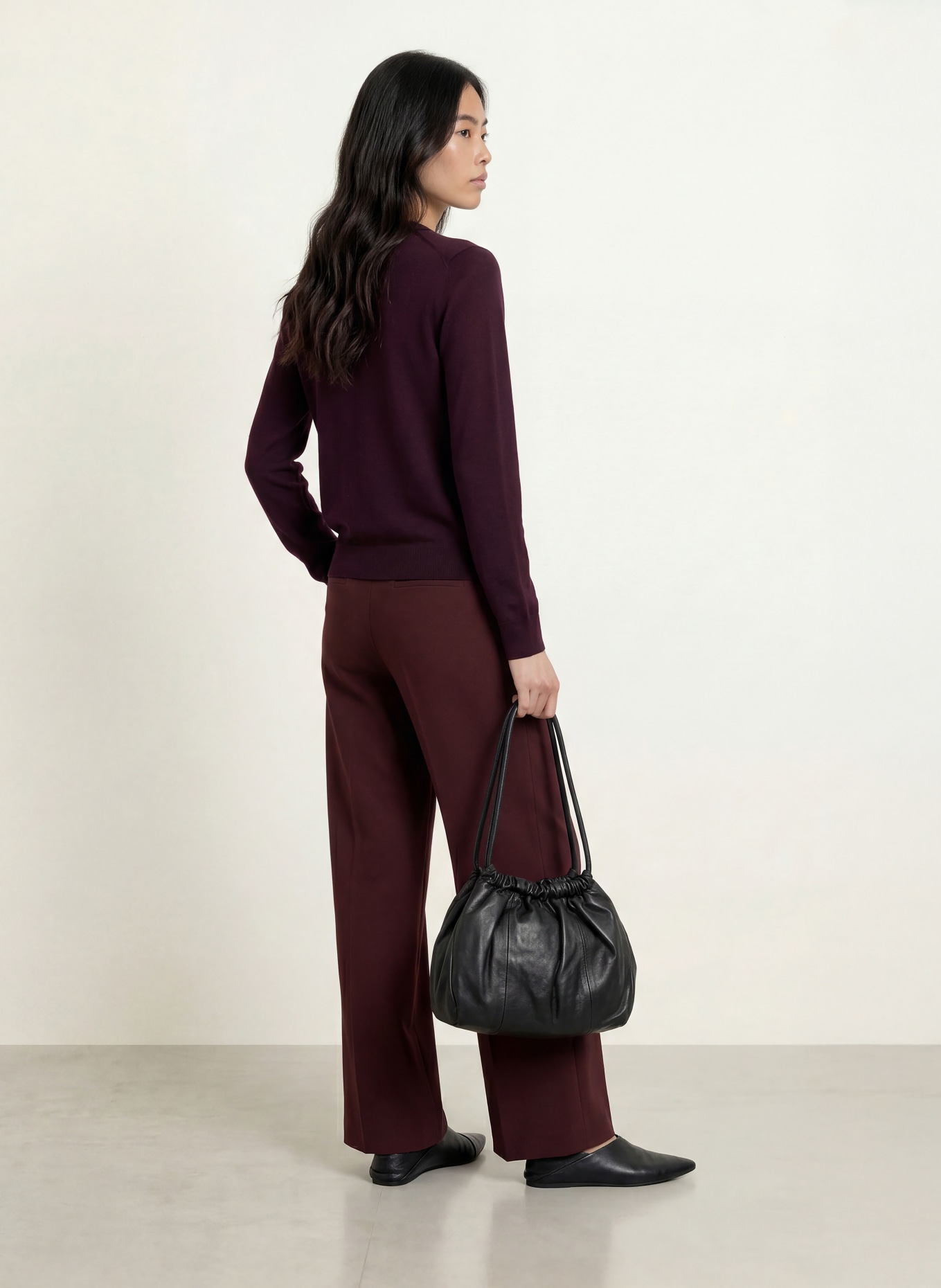 darling harbour Strickjacke aus Merinowolle: PLUM