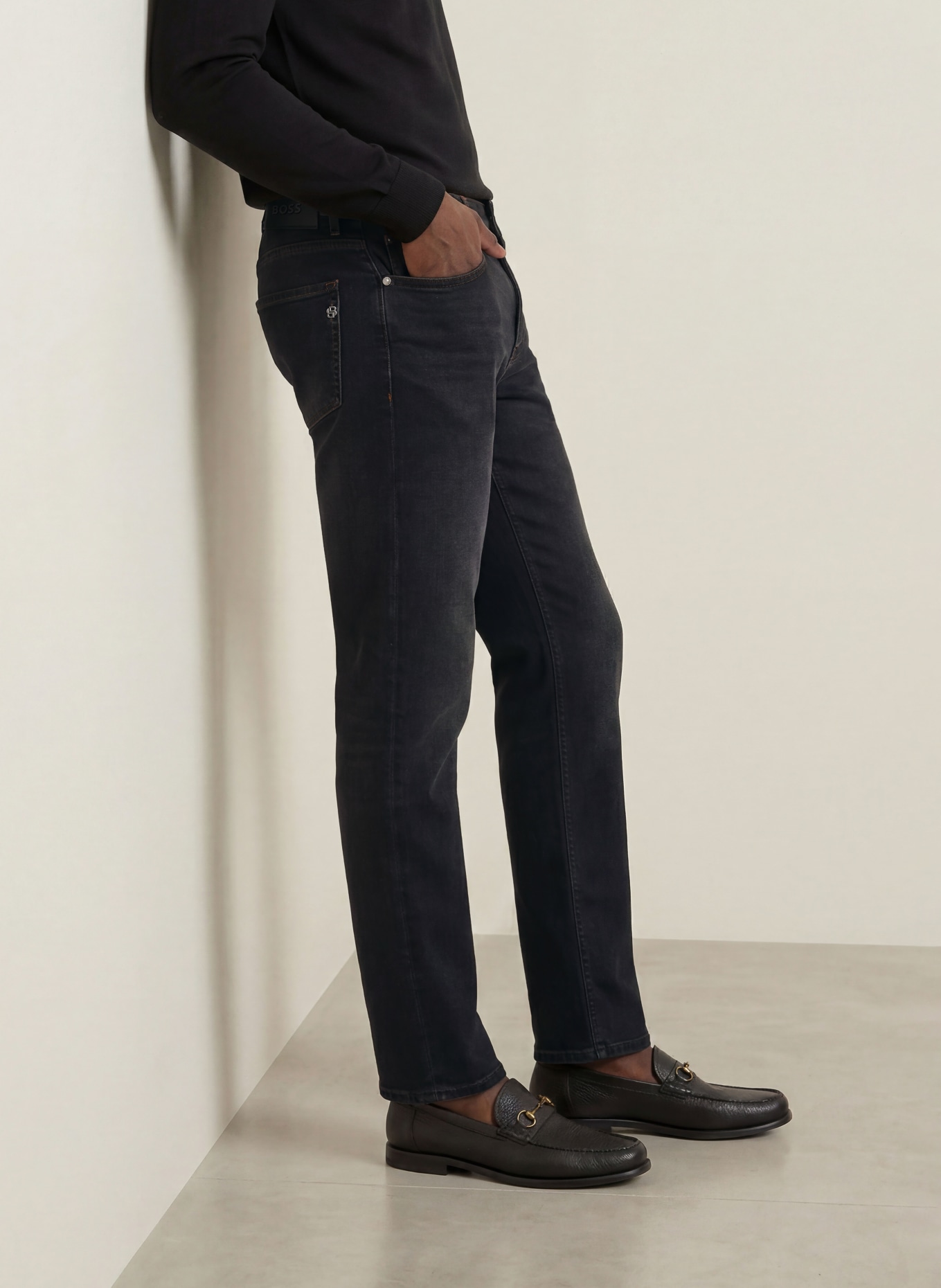 BOSS Jeans RE.MAINE Regular Fit: 009 BLACK