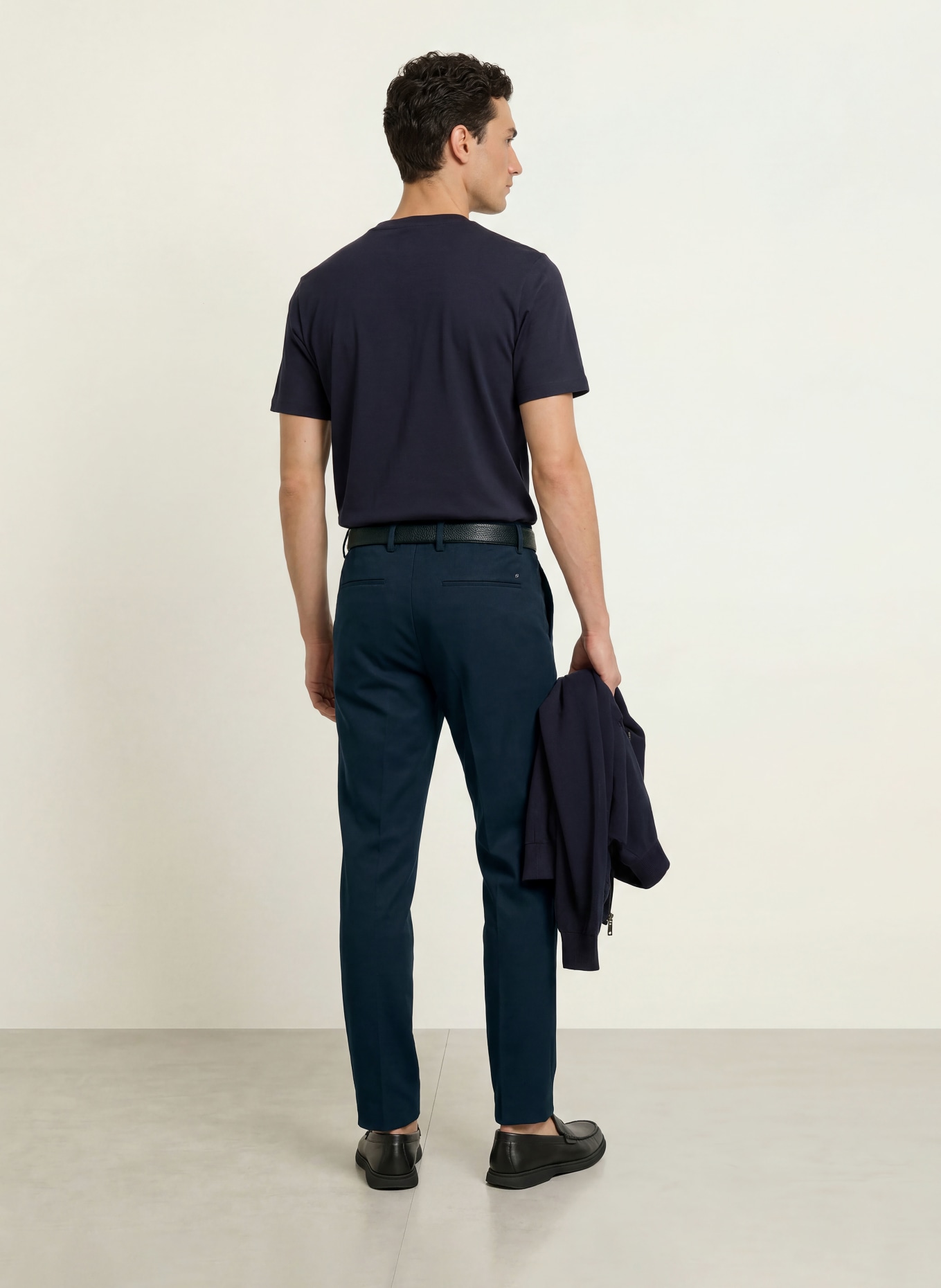 BOSS Chino KANE Modern Regular Fit: DONKERBLAUW