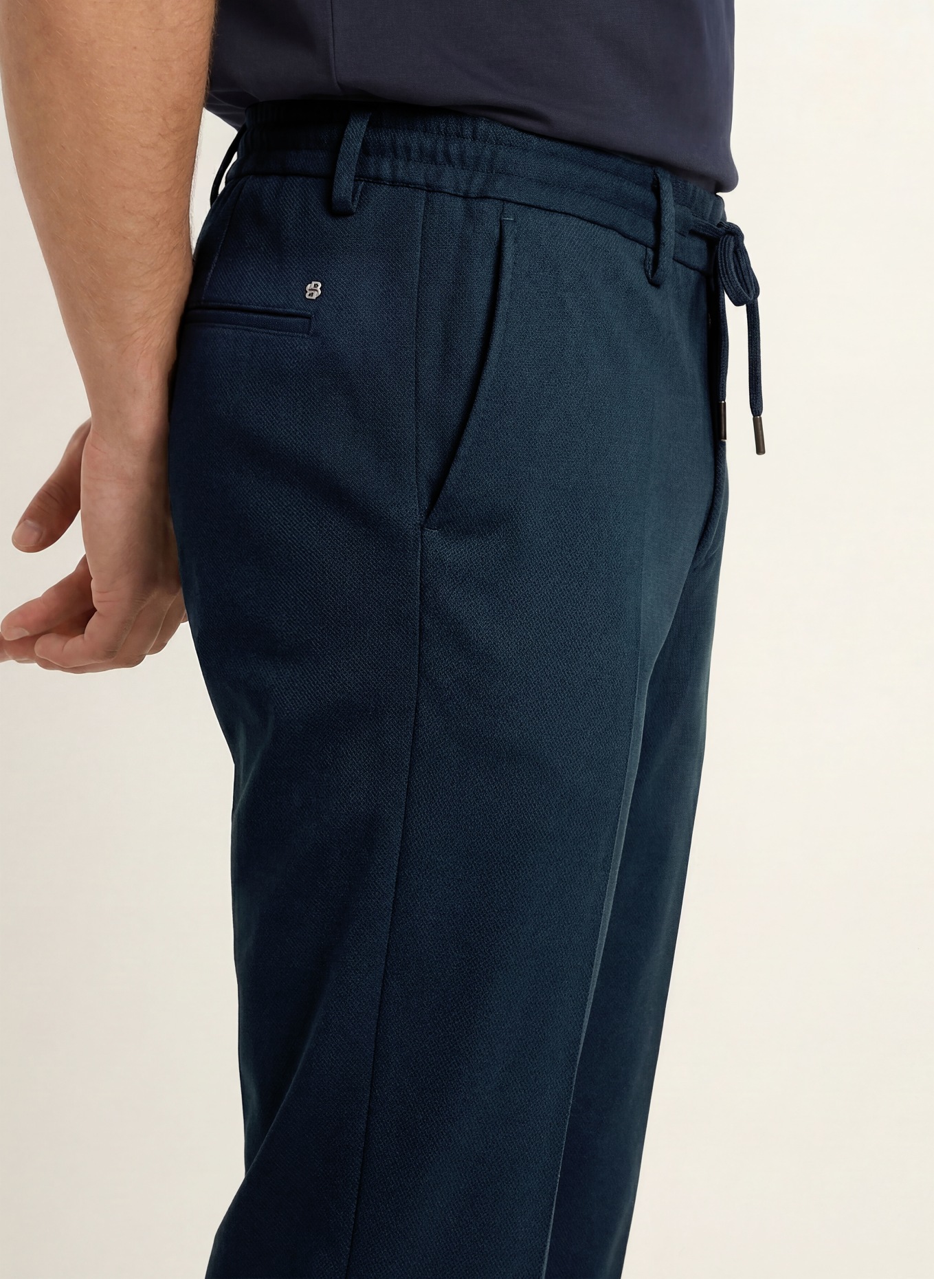 BOSS Chino KANE Modern Regular Fit: DONKERBLAUW
