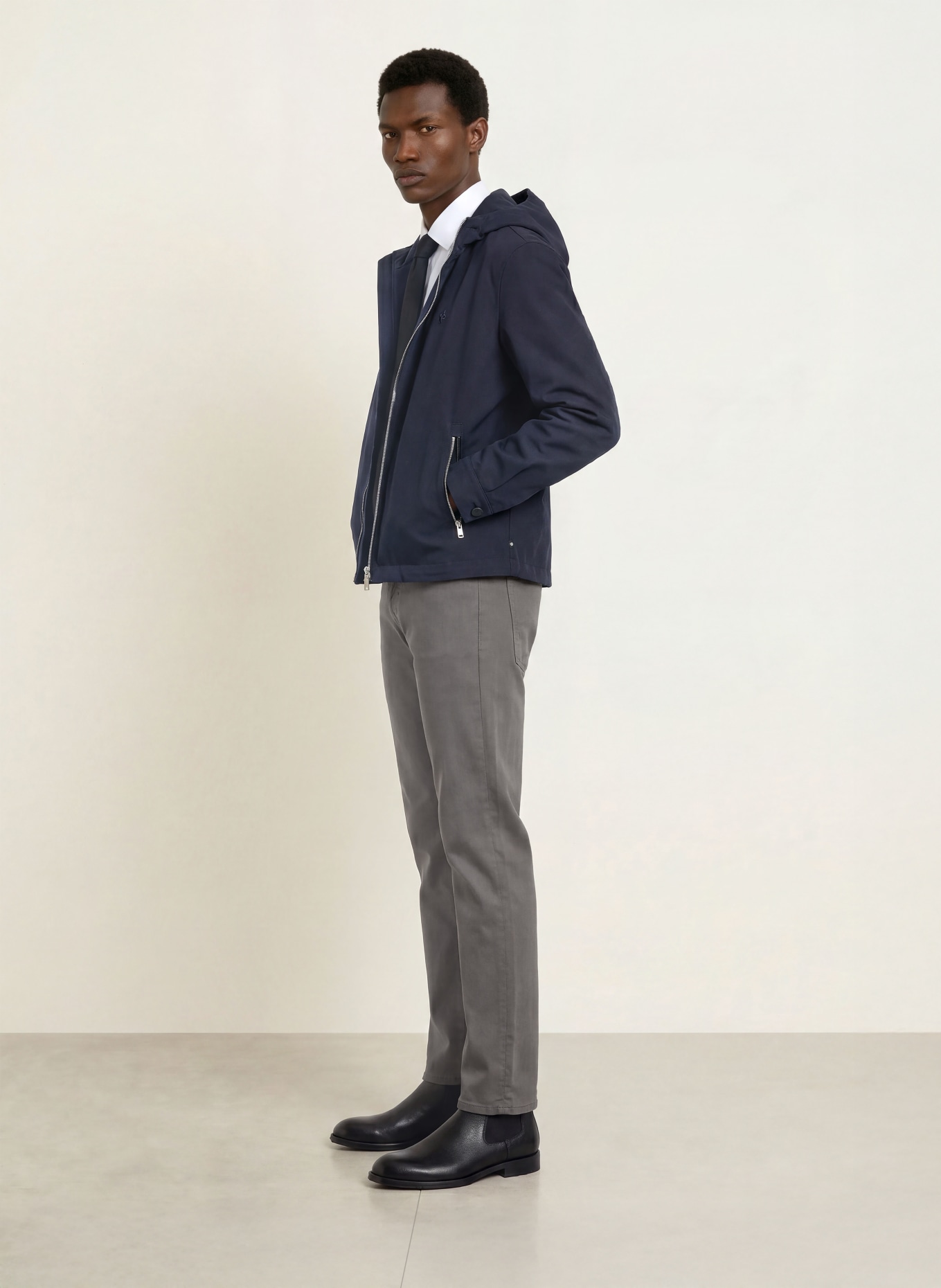 BOSS DELAWARE Slim Fit Jeans: DARK GRAY