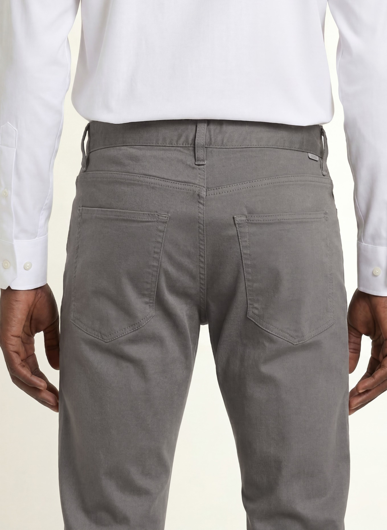 BOSS DELAWARE Slim Fit Jeans: DARK GRAY