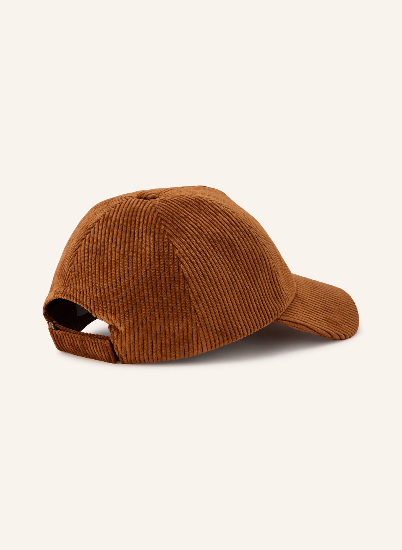 MONCLER Cord-Cap: BRAUN / CREME