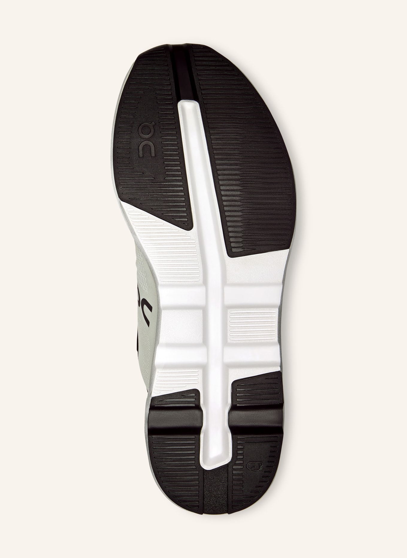 On CLOUDZONE Sneakers: CREAM / BLACK