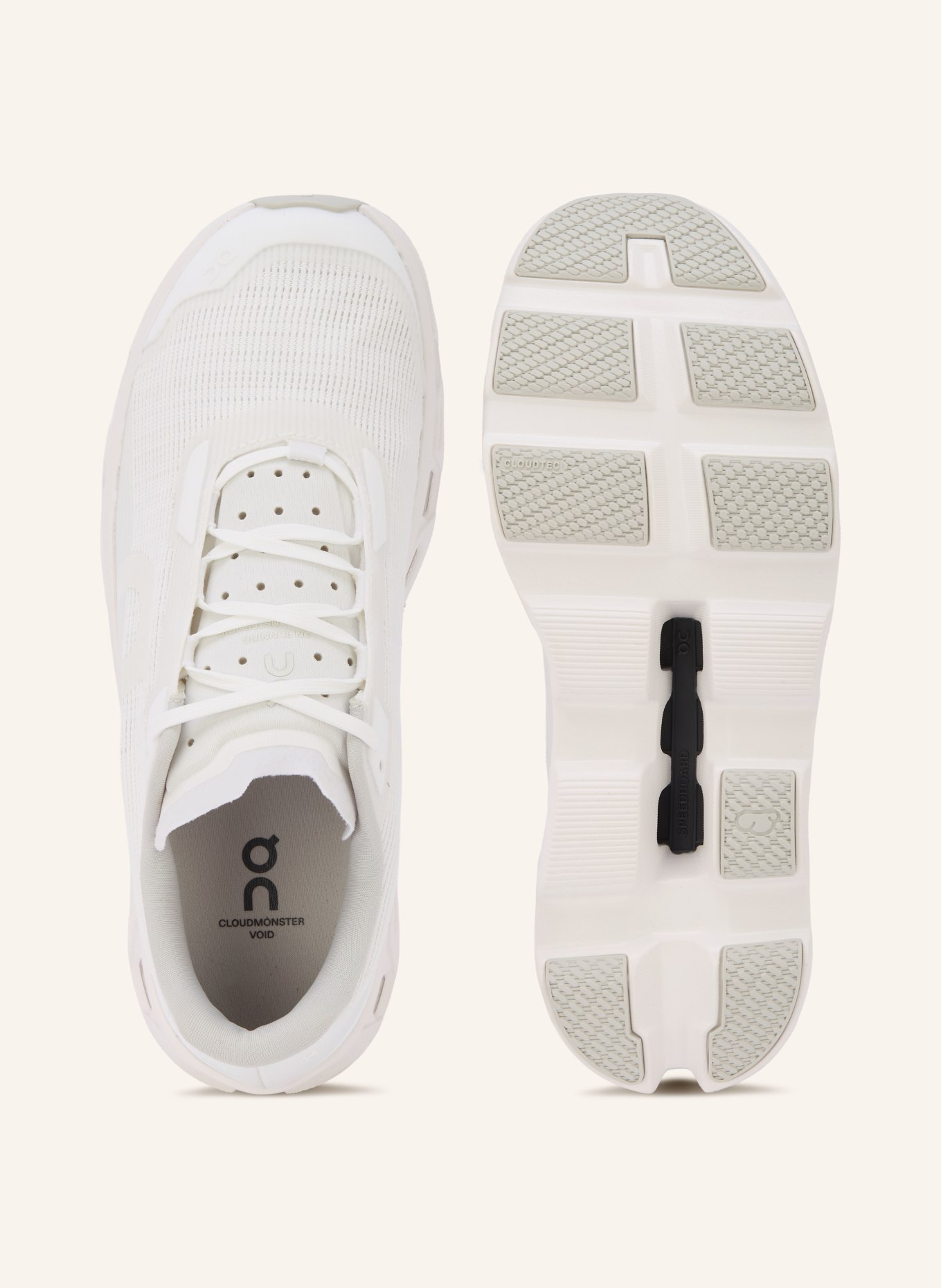 On Sneakers CLOUDMONSTER VOID: BLANC