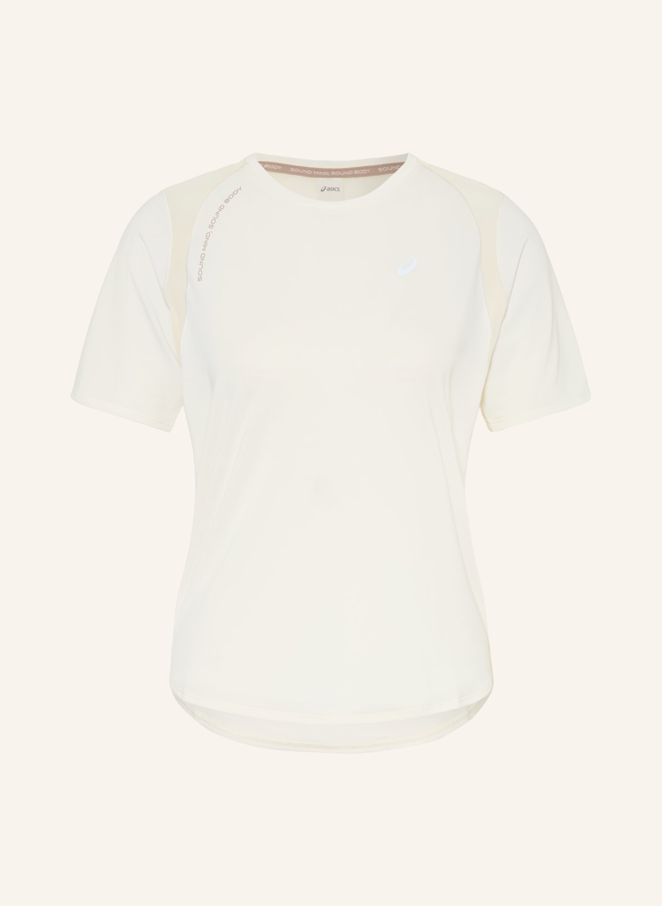 ASICS Trainingsshirt ROAD: CRÈME