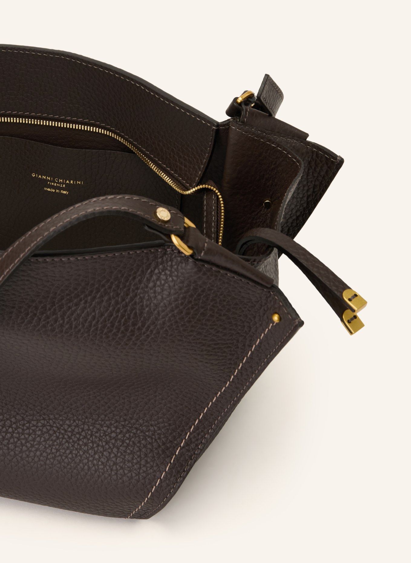 GIANNI CHIARINI BLOOM Shoppers: DARK BROWN / GOLD