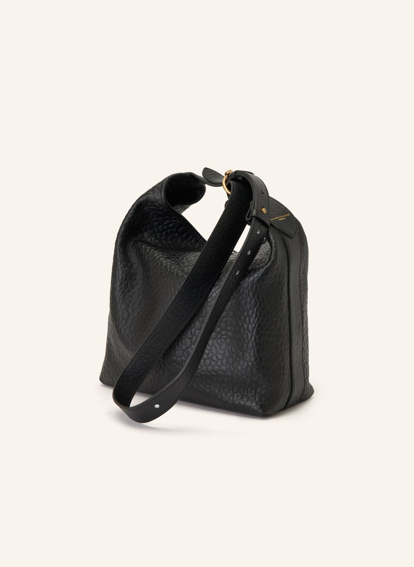 GIANNI CHIARINI CARLA Crossbody Bag: BLACK / GOLD