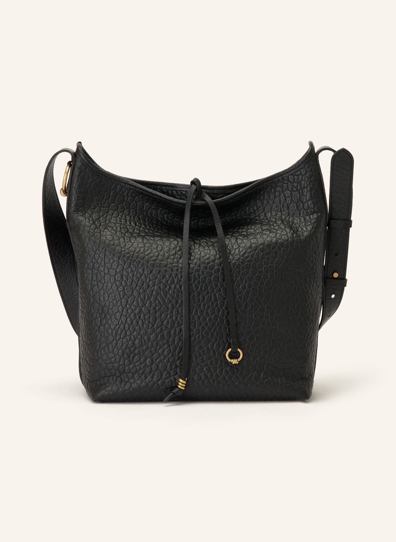GIANNI CHIARINI CARLA Crossbody Bag: BLACK / GOLD