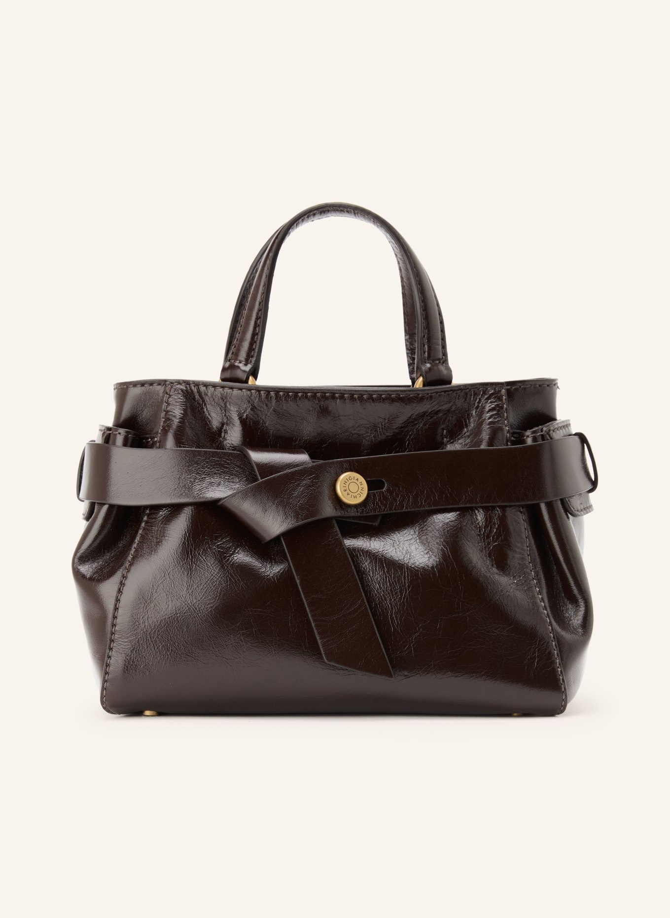 GIANNI CHIARINI Handtas MIRANDA: MARRON FONCÉ