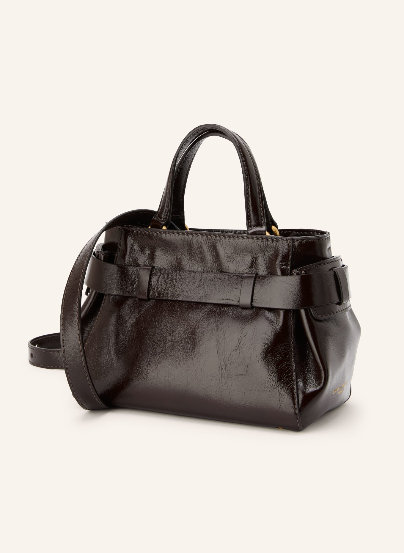 GIANNI CHIARINI Handtas MIRANDA: MARRON FONCÉ