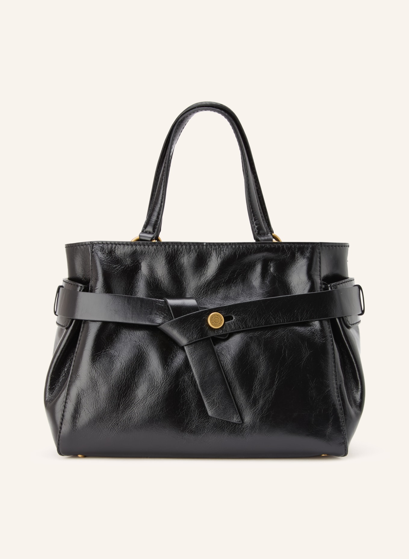 GIANNI CHIARINI Handtasche MIRANDA: SCHWARZ / GOLD