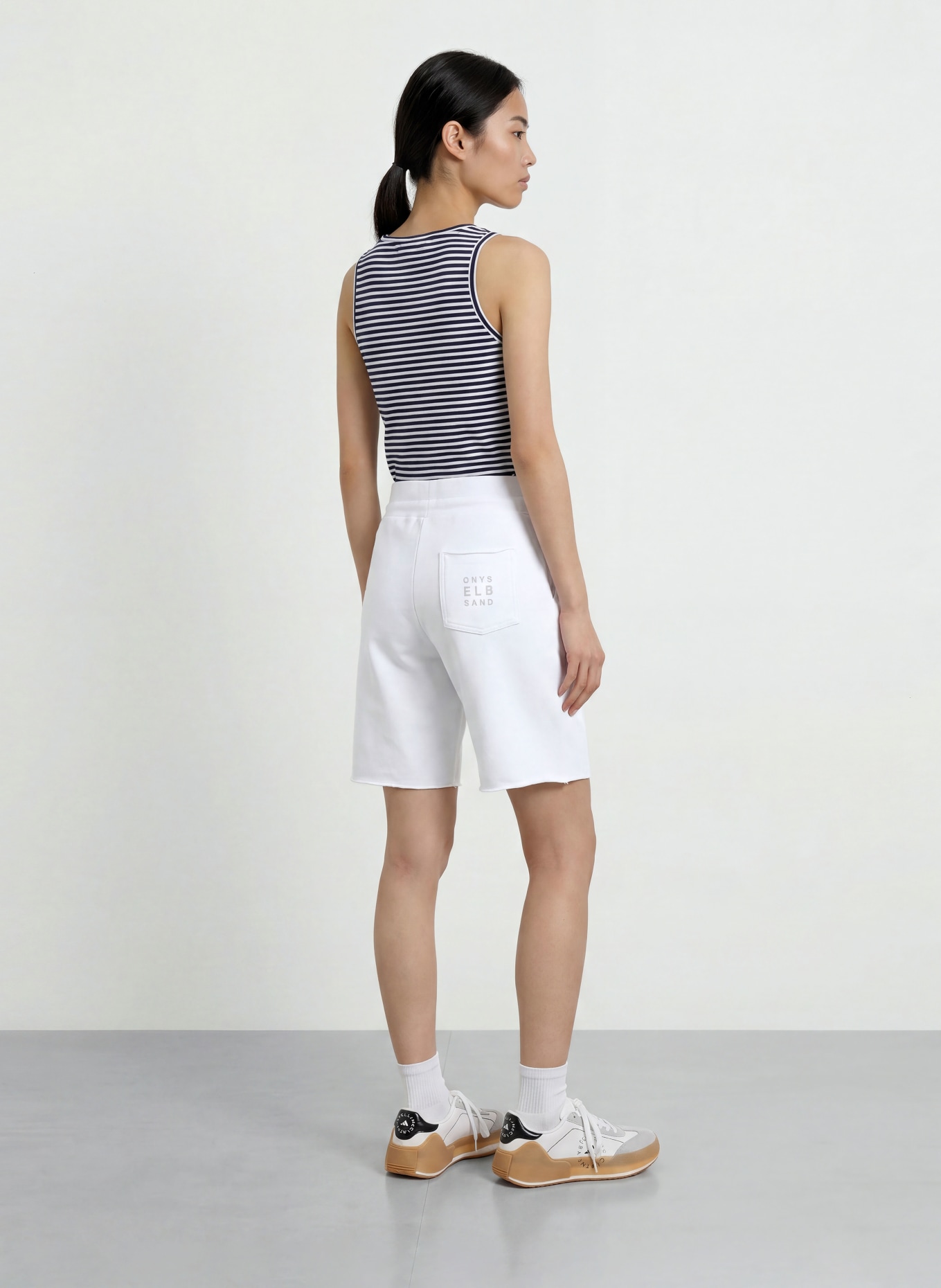 ELBSAND Short de survêtement MIJAR: BLANC