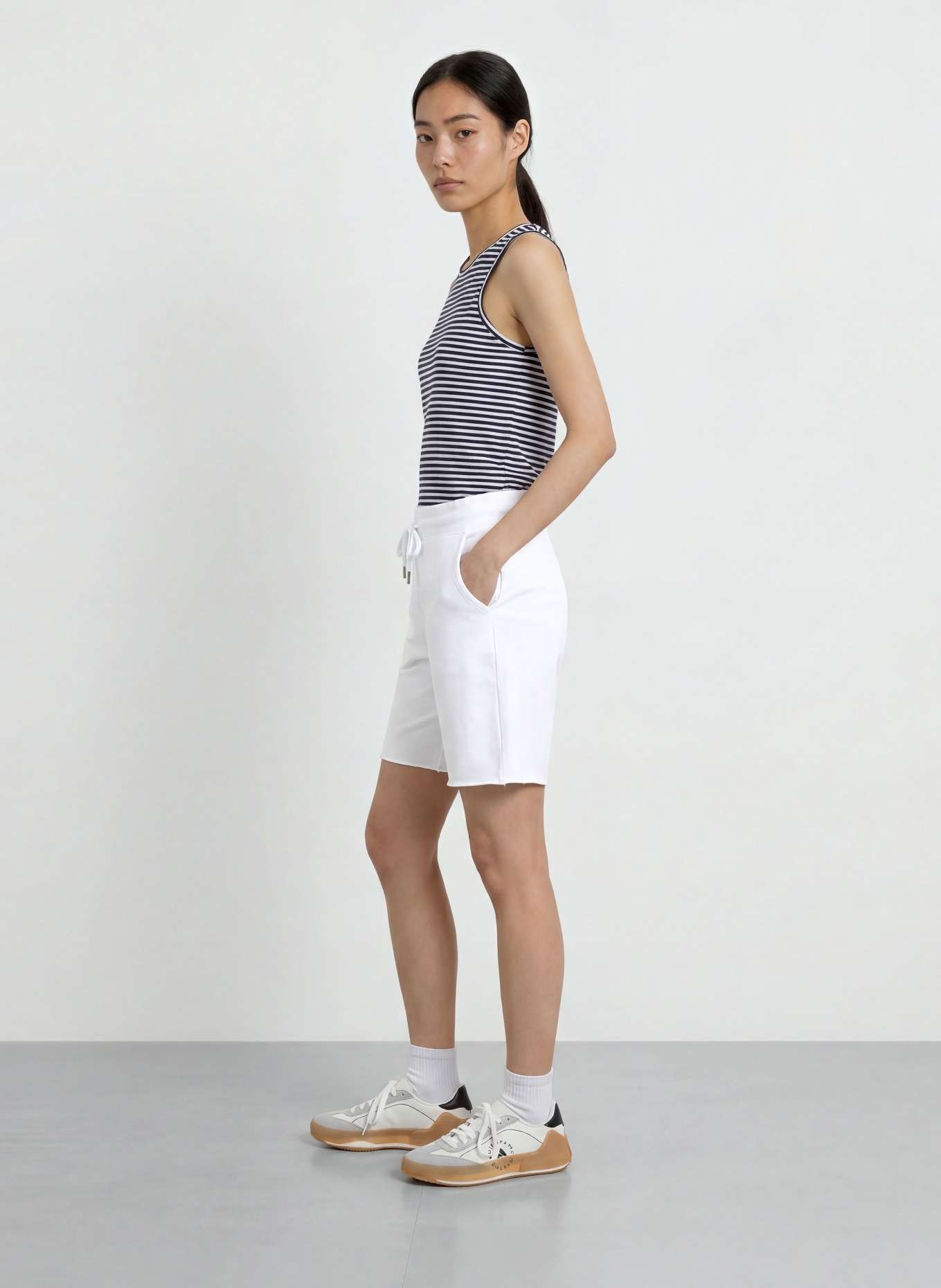 ELBSAND Short de survêtement MIJAR: BLANC