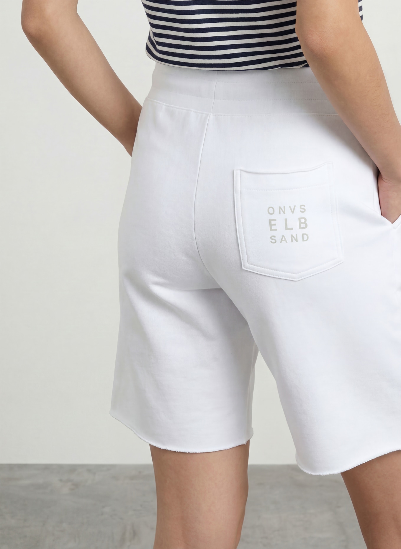 ELBSAND Short de survêtement MIJAR: BLANC