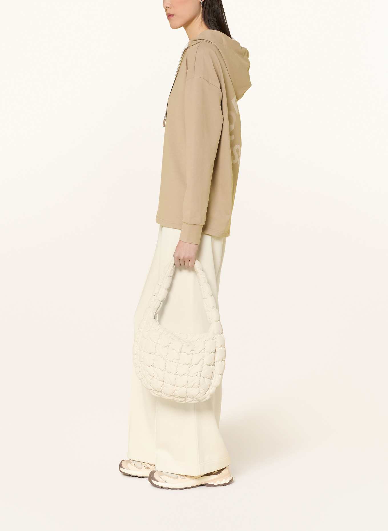 ELBSAND Hoodie ELA: BEIGE / CRÈME