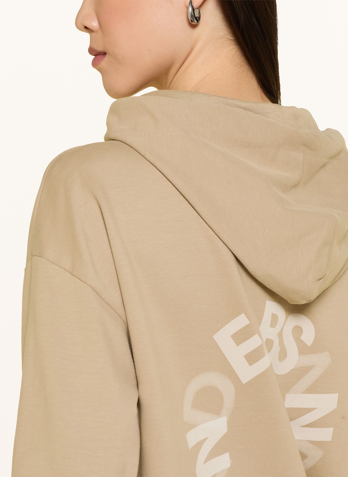 ELBSAND Hoodie ELA: BEIGE / CRÈME