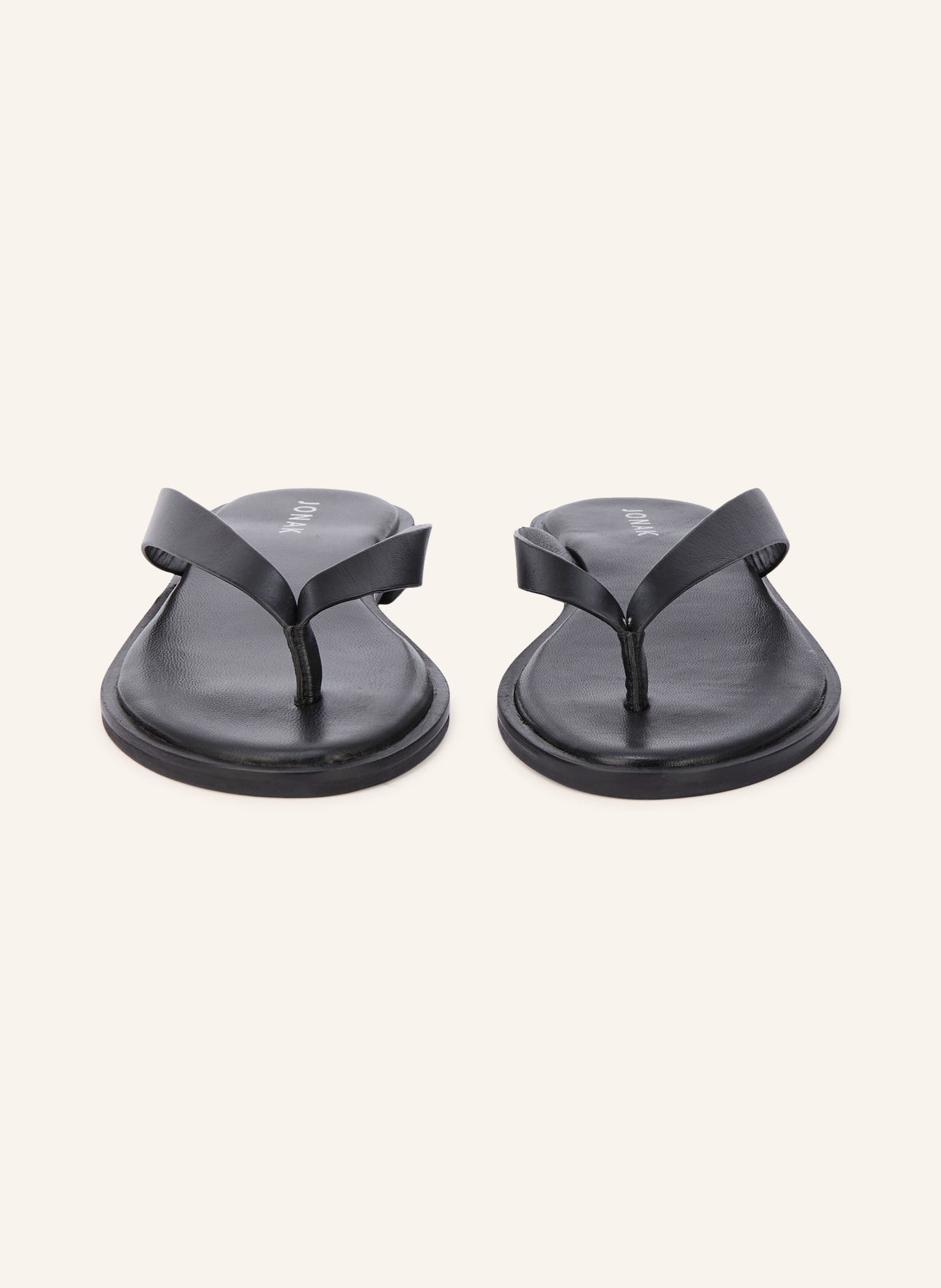 JONAK WITTY Thong sandals: BLACK