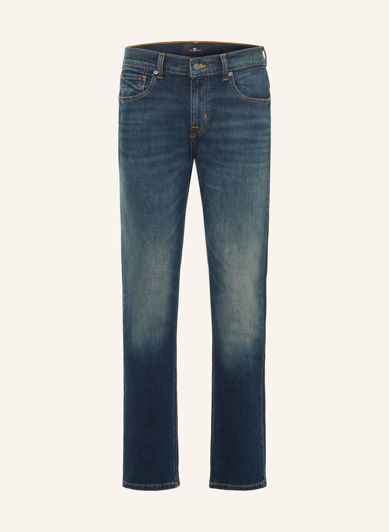 7 for all mankind Jeansy THE STRAIGHT o kroju prostym: 3LW Dark Blue