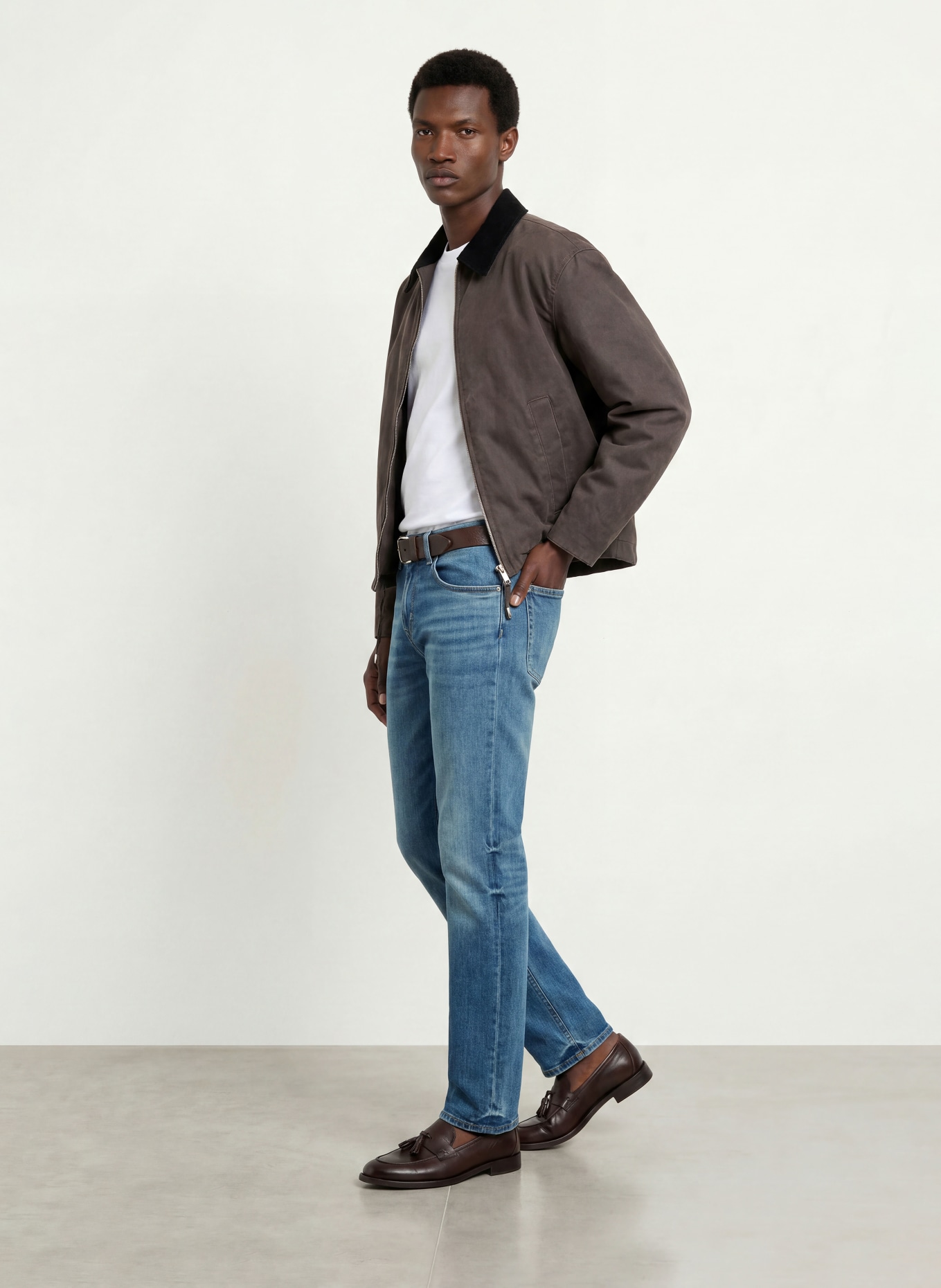 7 for all mankind Jeansy THE STRAIGHT o kroju prostym: 3NC Mid Blue