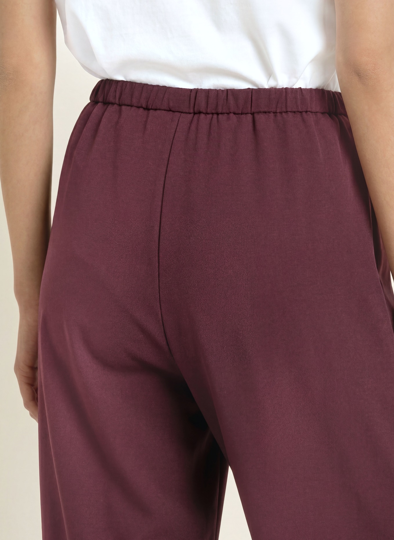 BRAX Broek MABEL S: DONKERROOD