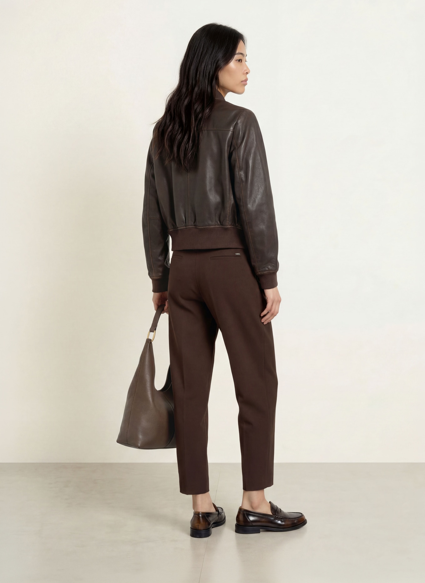BRAX MEGAN S Trousers: DARK BROWN