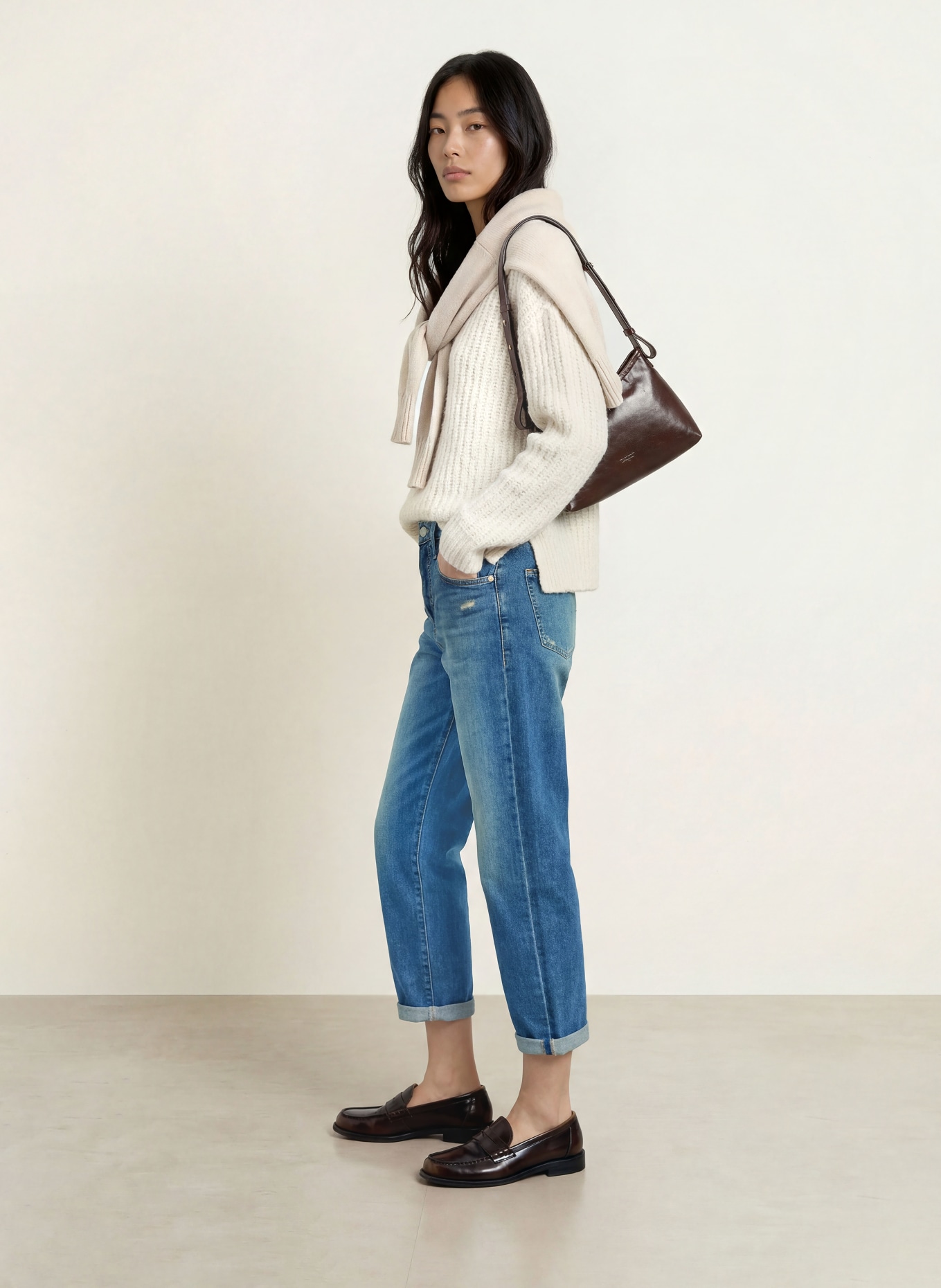 Herrlicher Dżinsy typu mom jeans BROOKE: 084 easy blue
