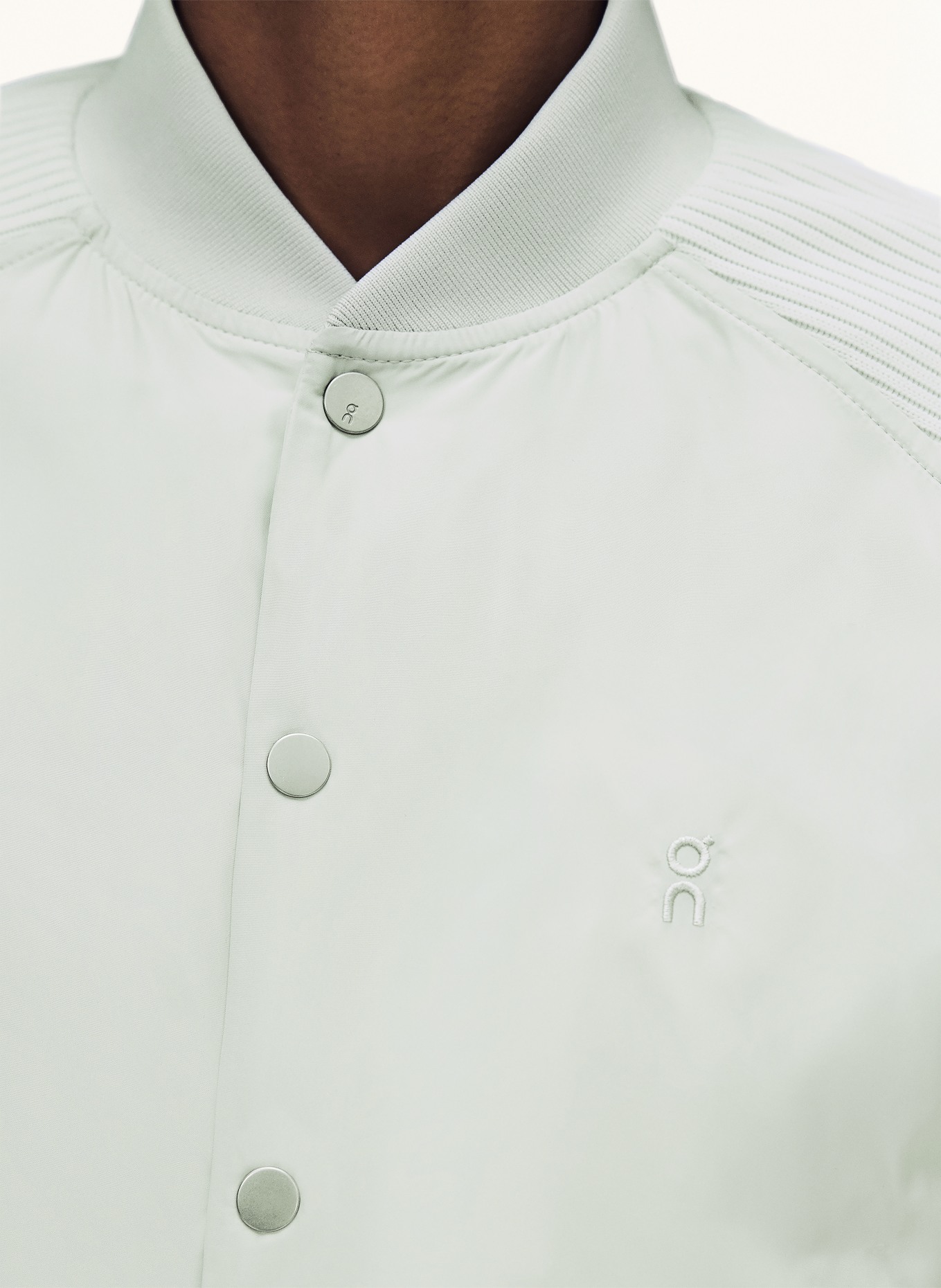 On Veste d'entraînement hybride COURTSIDE: GRIS CLAIR