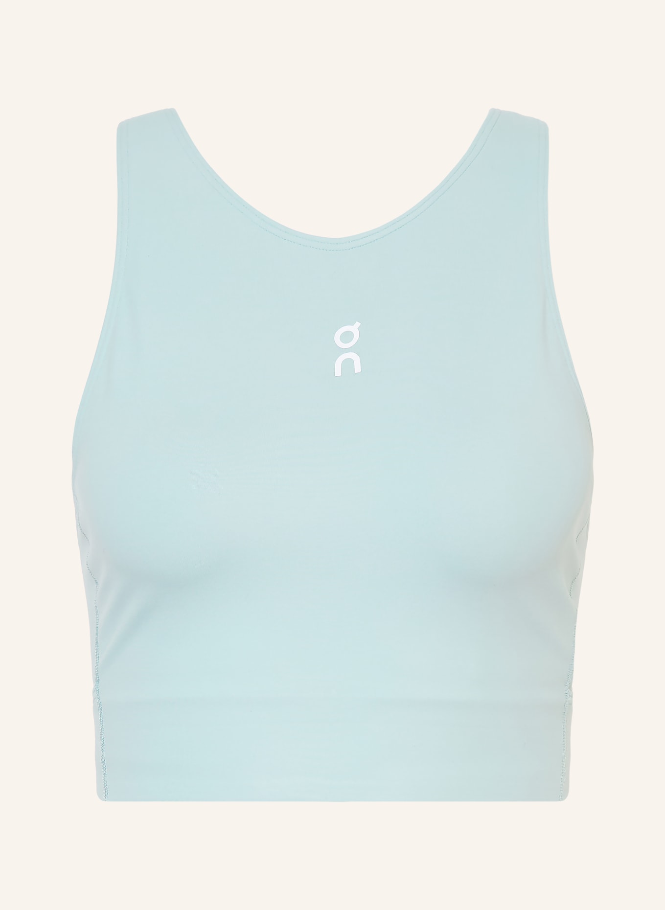 On Cropped-Top COURT mit Cut-outs: TÜRKIS