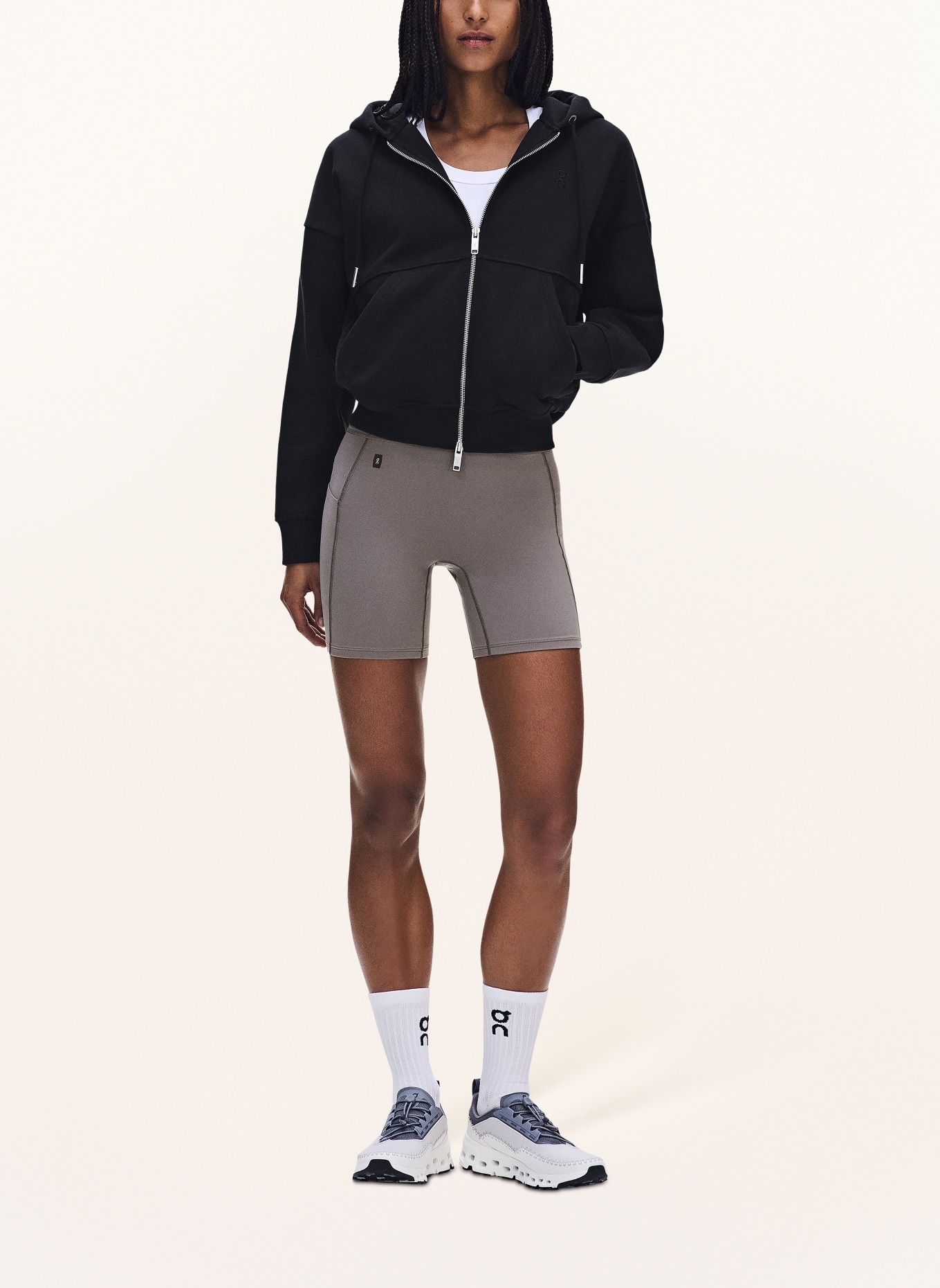 On Sweatvest CLUB COLLECTIVE: ZWART