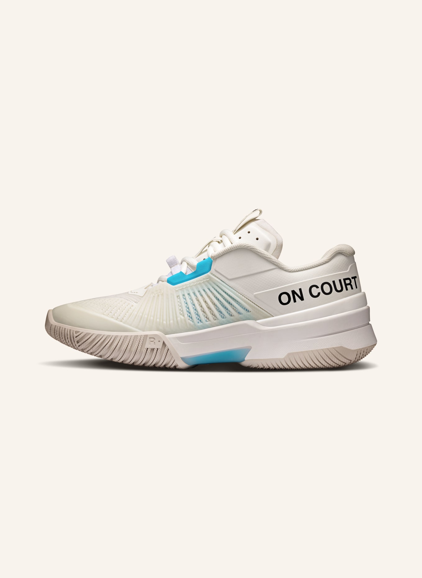 On Tennisschuhe THE ROGER PRO FIRE: WEISS / SCHWARZ
