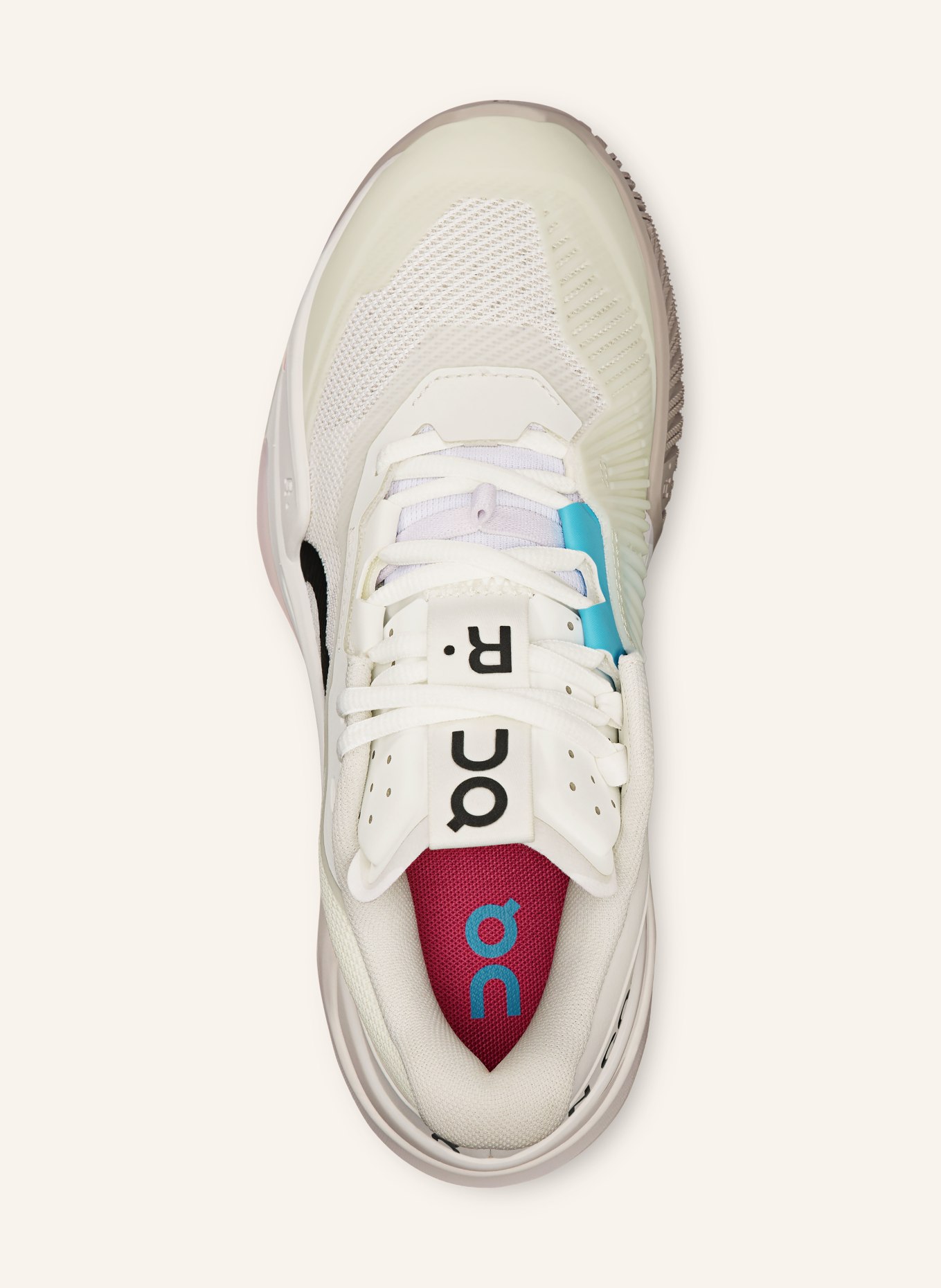 On Tennisschuhe THE ROGER PRO FIRE: WEISS / SCHWARZ