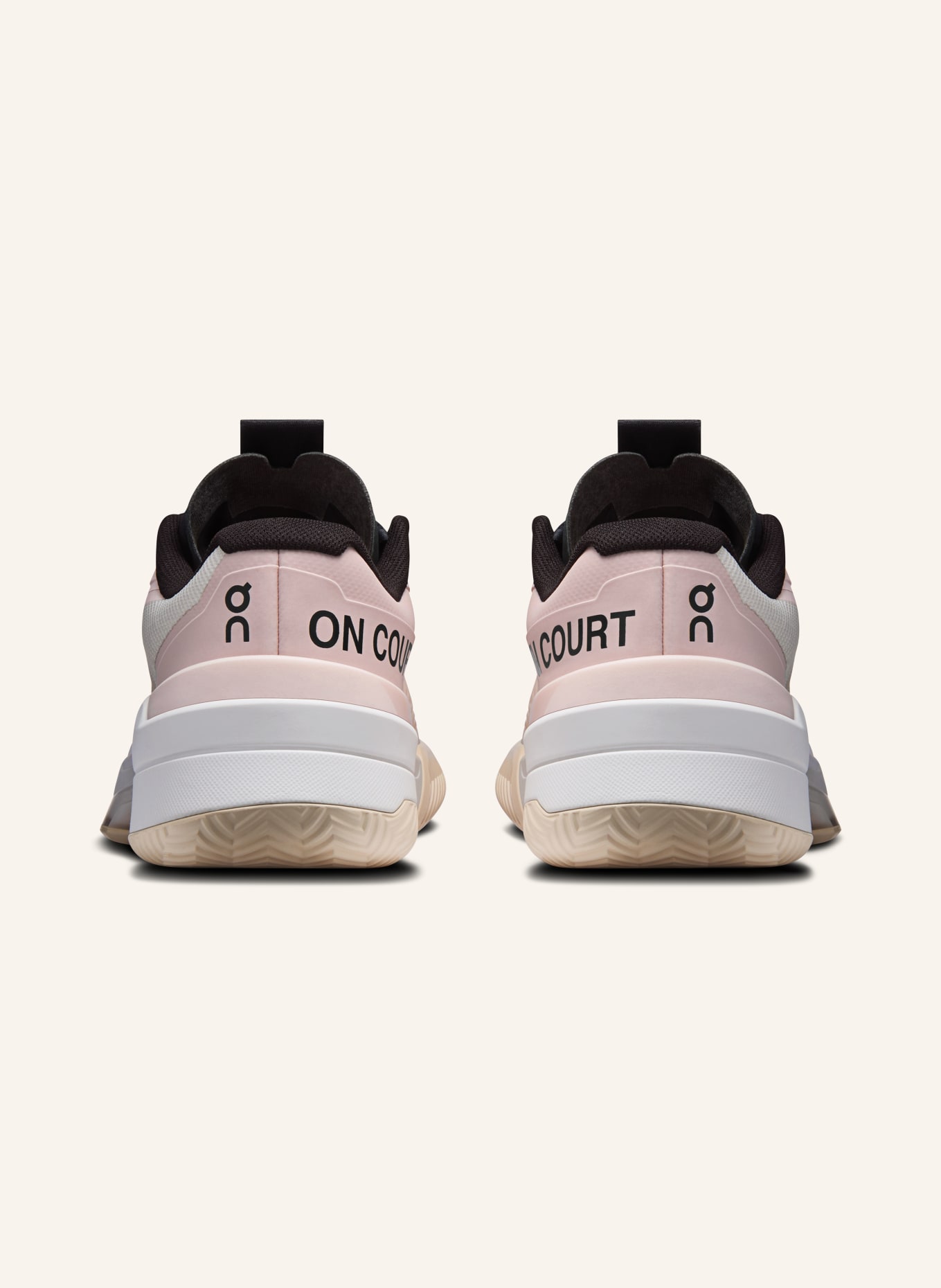 On Tennisschuhe THE ROGER PRO FIRE CLAY: CREME / ROSÉ / SCHWARZ