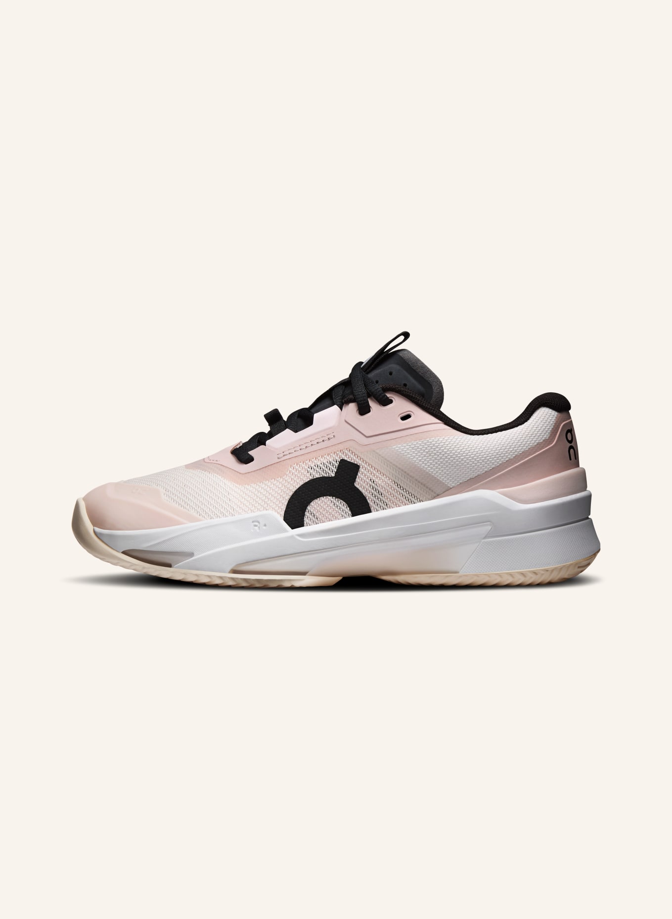 On Tennisschuhe THE ROGER PRO FIRE CLAY: CREME / ROSÉ / SCHWARZ