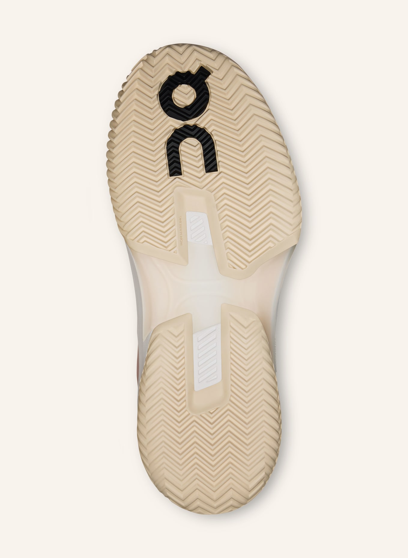 On Tennisschuhe THE ROGER PRO FIRE CLAY: CREME / ROSÉ / SCHWARZ