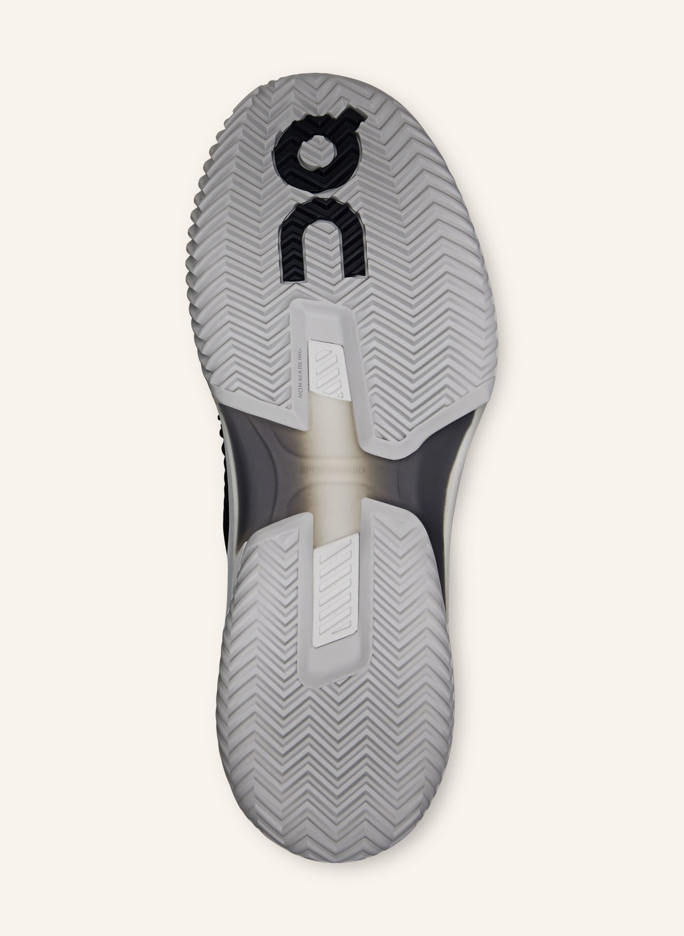 On Tennisschuhe THE ROGER PRO FIRE CLAY: SCHWARZ / WEISS