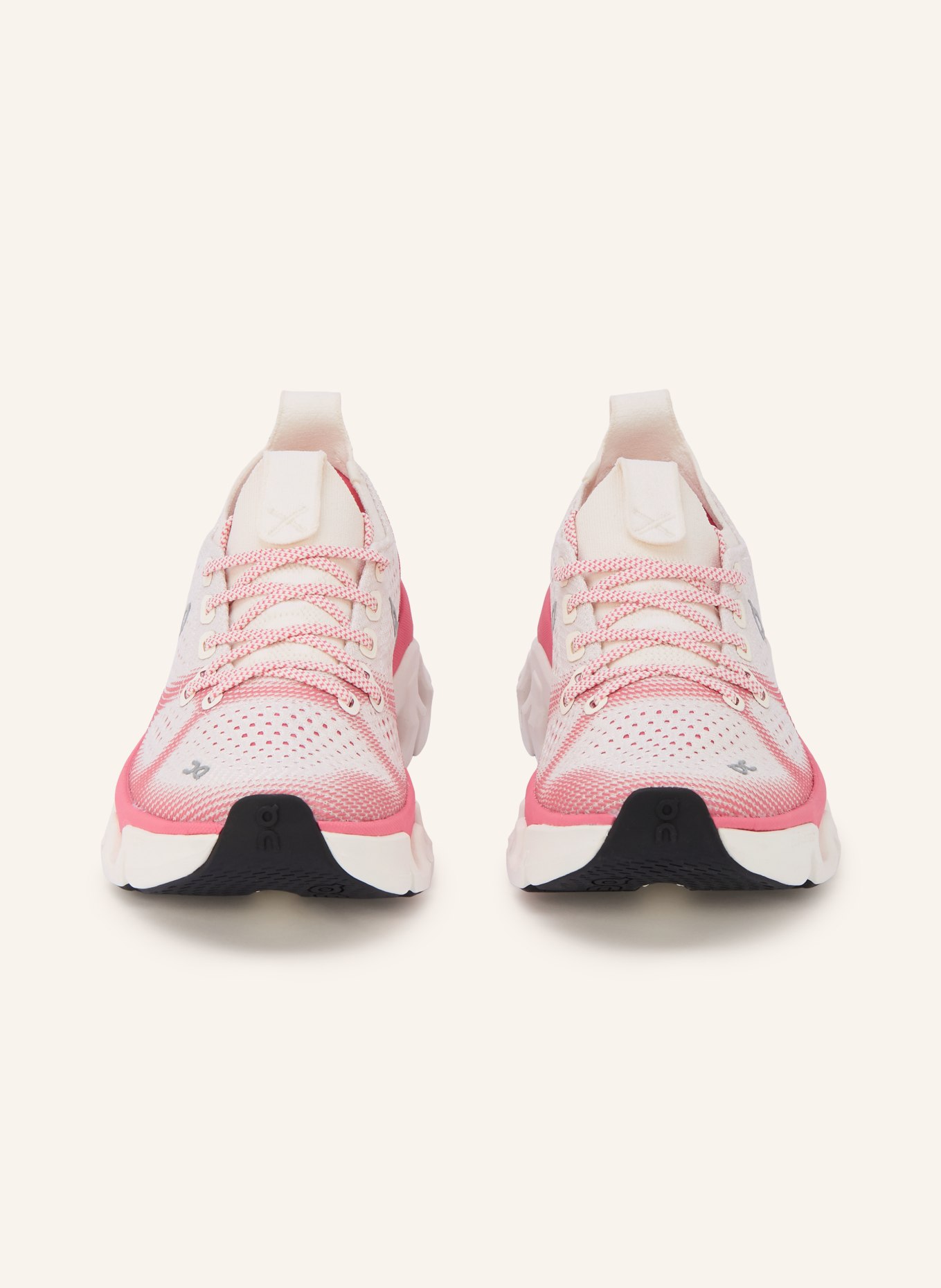 On Trainingsschoenen CLOUD X TEMPO: WIT / ROZE
