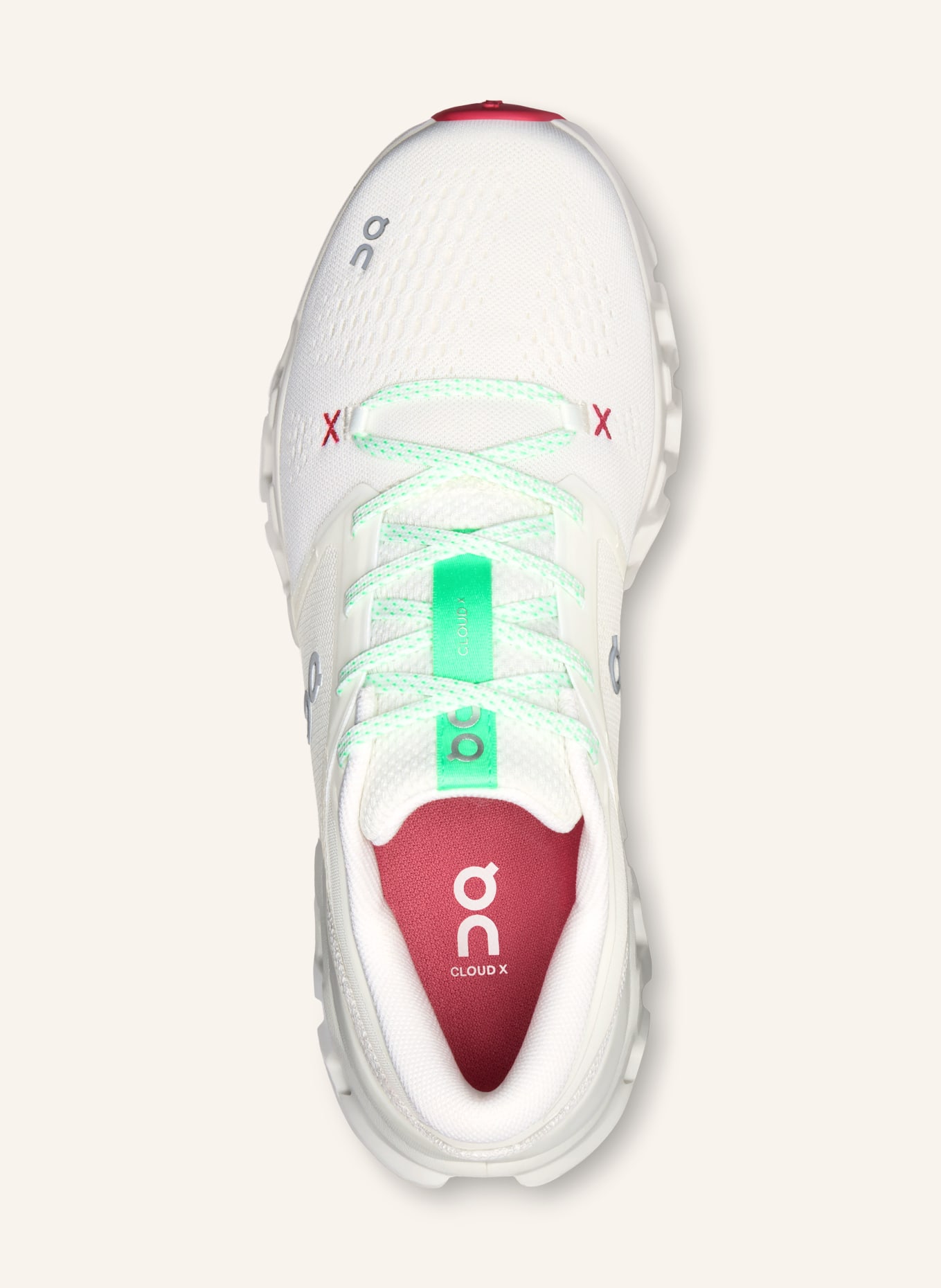 On Fitnessschuhe CLOUD X5: WEISS